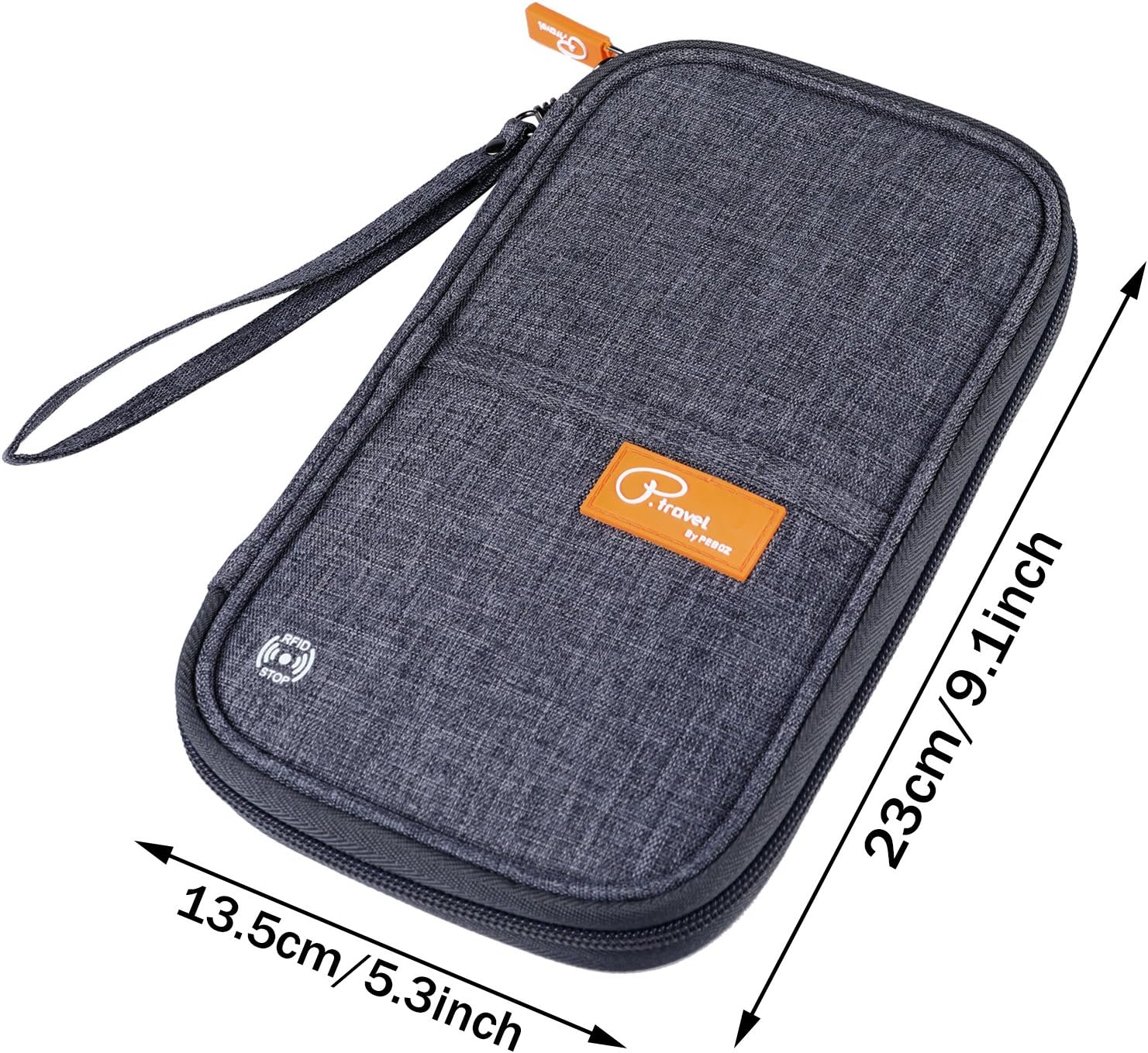 Thumbnail 1 de ManKn Travel Wallet Family Passport Holder with RFID Blocking & Removable Hand Strap