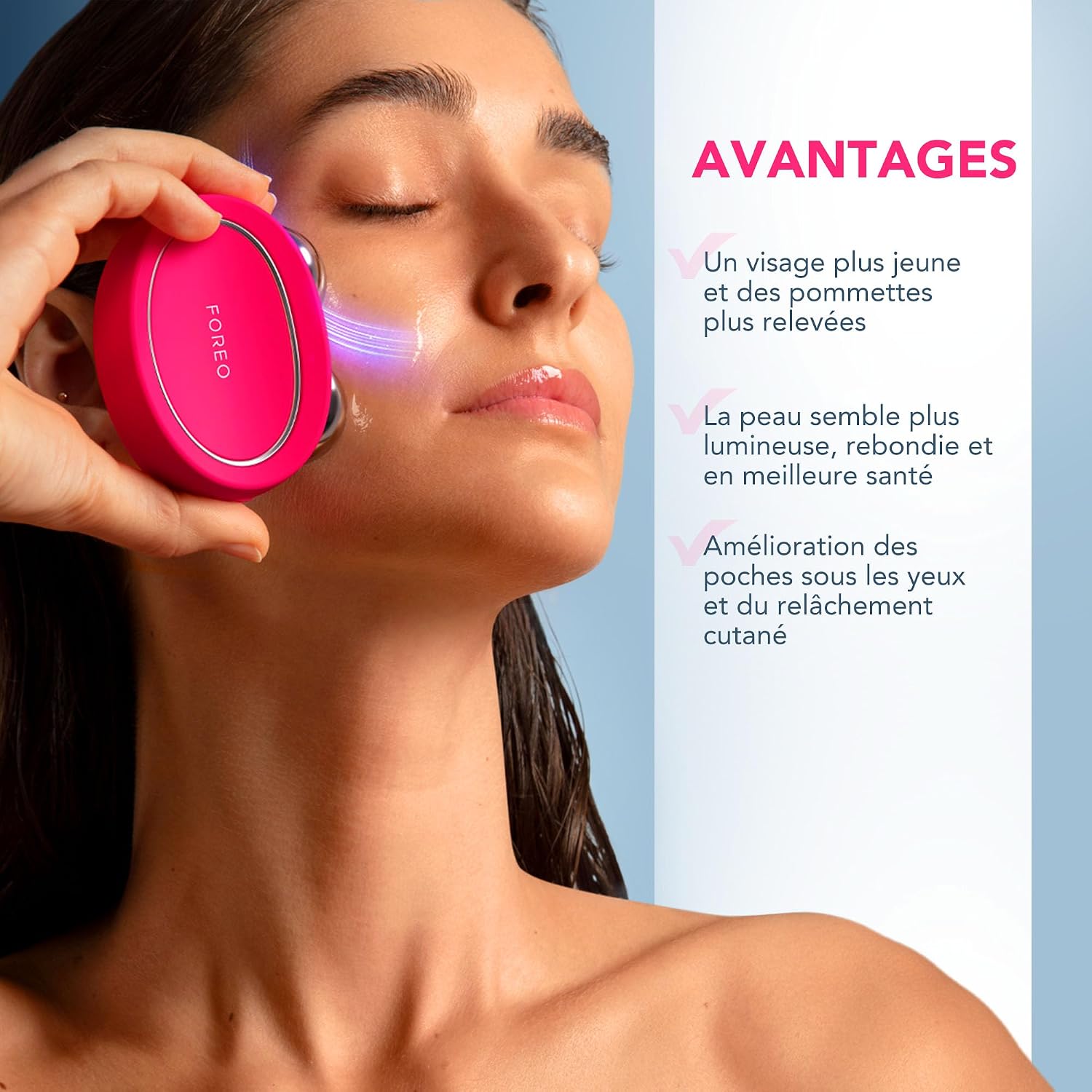 Thumbnail 6 de Set FOREO Total Facelift BEAR 2 + Sérum SUPERCHARGED 2.0 + Hydratant intensif