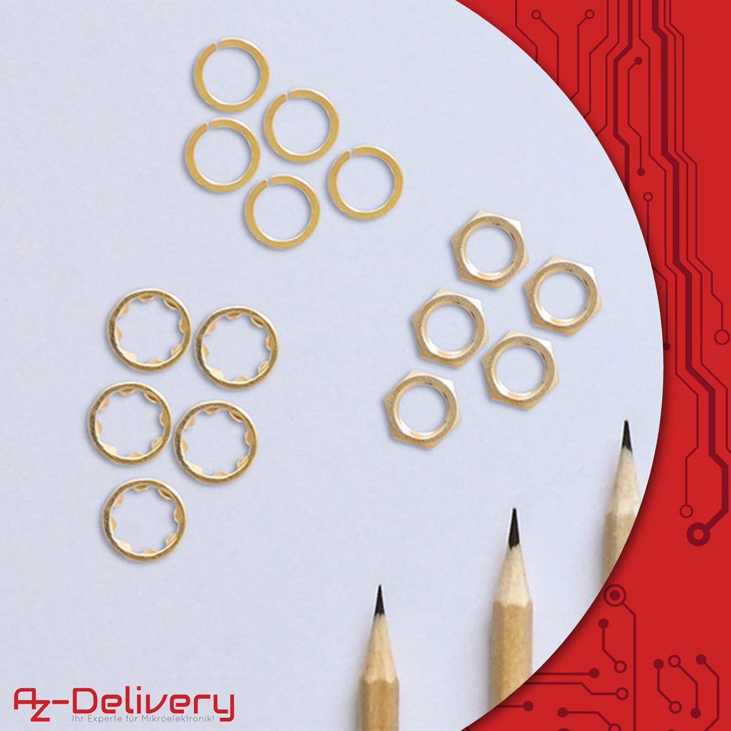 Thumbnail 3 de Lot de 5 câbles coaxiaux AZDelivery IPEX vers SMA (pigtail) — 10 cm