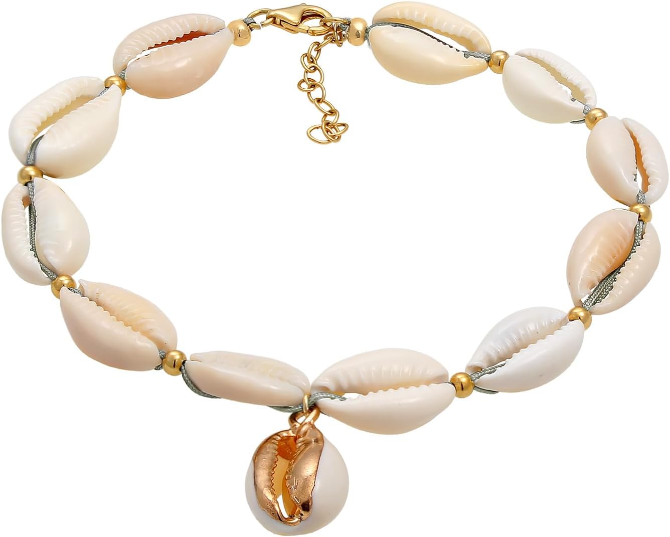 Detalle de Elli Fußkettchen 925 Silber Kauri Muscheln