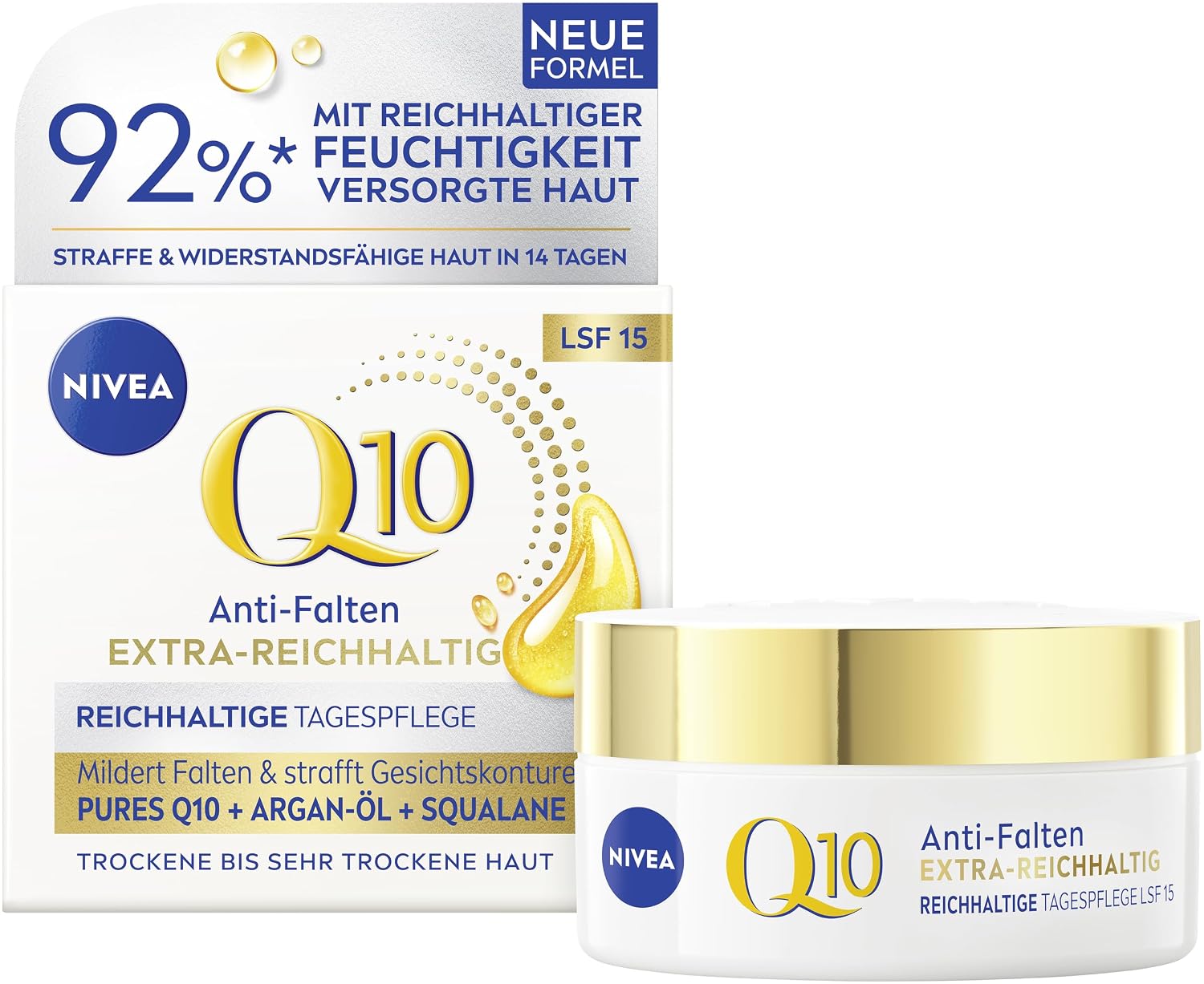 Detalle de NIVEA Q10 Gesichtscreme 50 ml