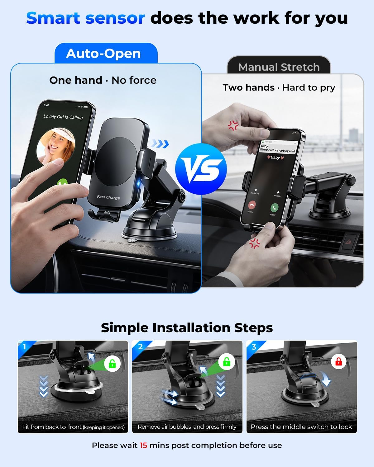Thumbnail 6 de 15W Wireless Car Charger