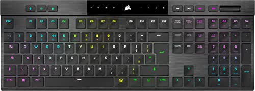 Detalle de Corsair K100 AIR RGB Mechanical Gaming Keyboard – Ultra-Thin, UK Layout