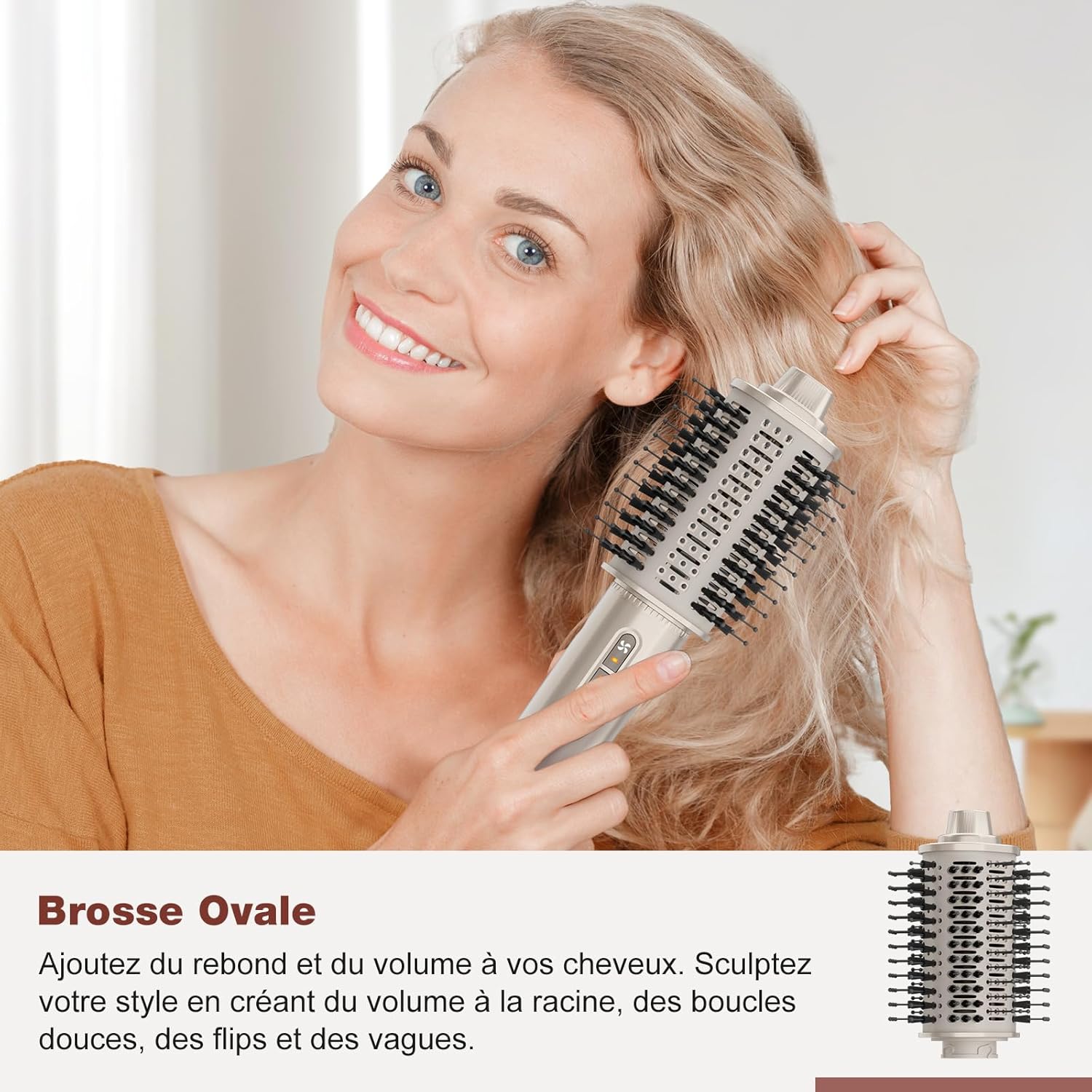 Thumbnail 5 de 7MAGIC 7 en 1 Airstyler: polyvalence professionnelle pour coiffure à domicile