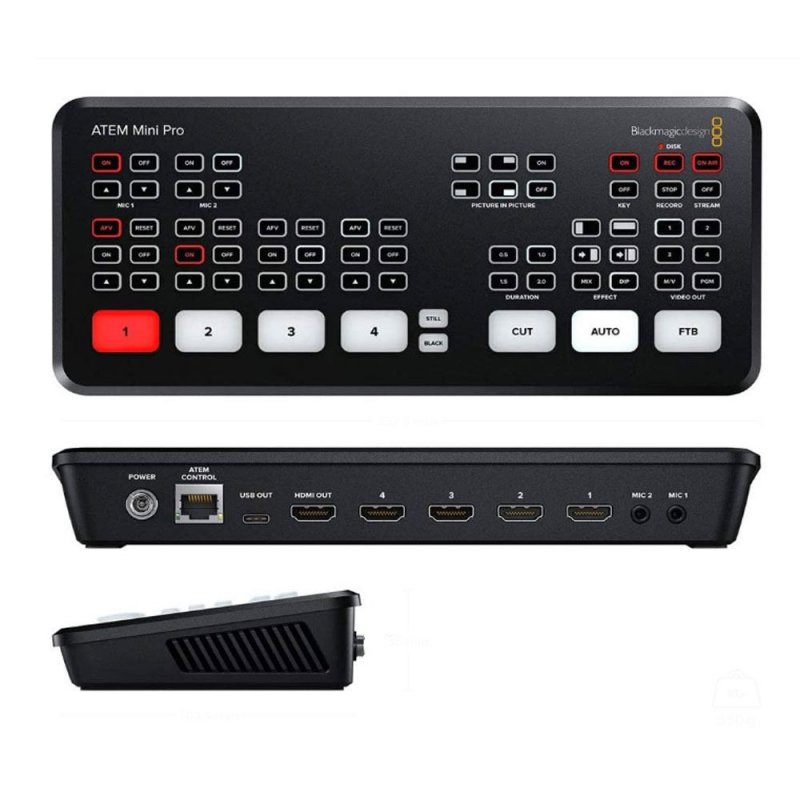 Thumbnail 1 de BLACKMAGIC ATEM Mini Pro: Mesa de realización profesional