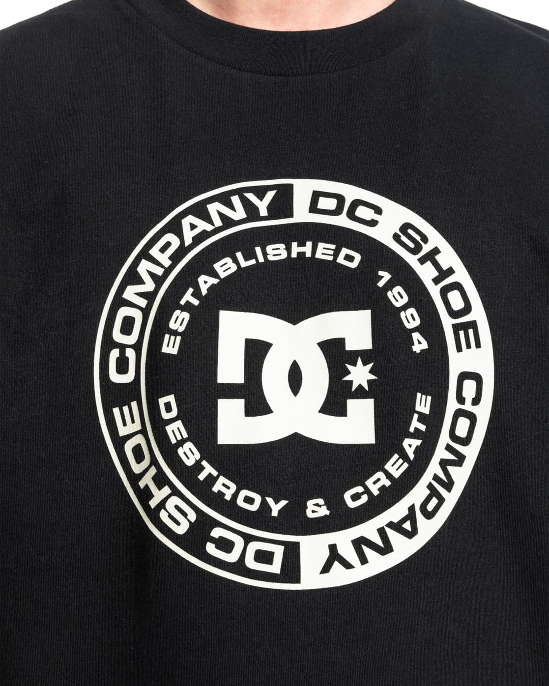 Detalle de DC Shoes DC Corpo HSS T-Shirt Homme (Lot de 1) – Lineguide, coupe standard