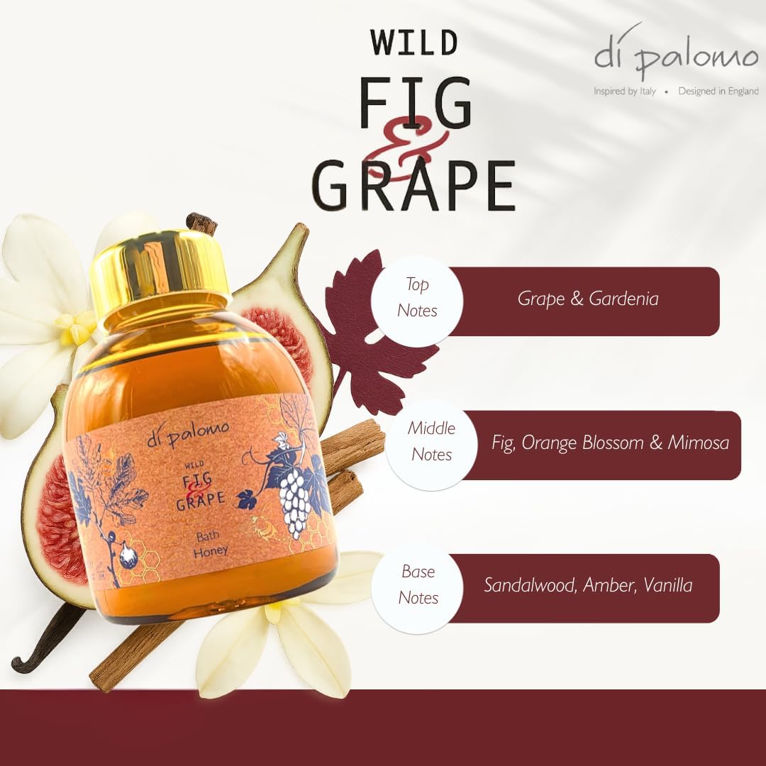 Thumbnail 3 de Di Palomo Wild Fig & Grape Bath Honey 360ml – bath oil and bubble bath blend shower gel