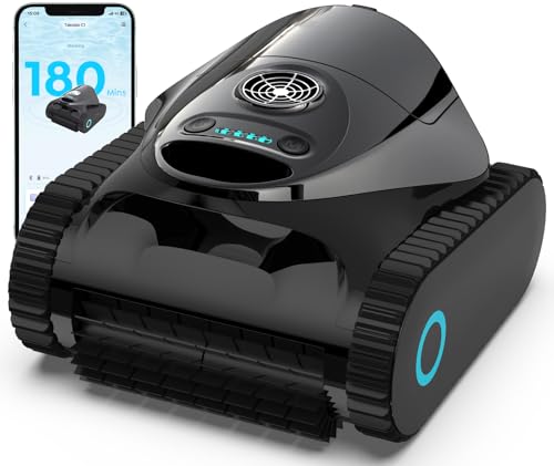 Detalle de TALOSBO C1: Robot limpiafondos piscina con autonomía de 180 min y control por app