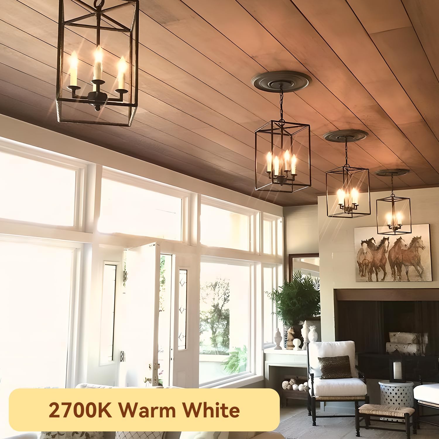 Detalle de TJOY B11 E12 LED Candelabra Bulbs, Dimmable 2700K, 12-Pack