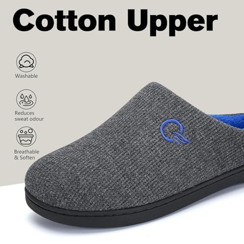 Thumbnail 2 de Mishansha zapatillas de casa para hombre y mujer, gris, talla 42/43