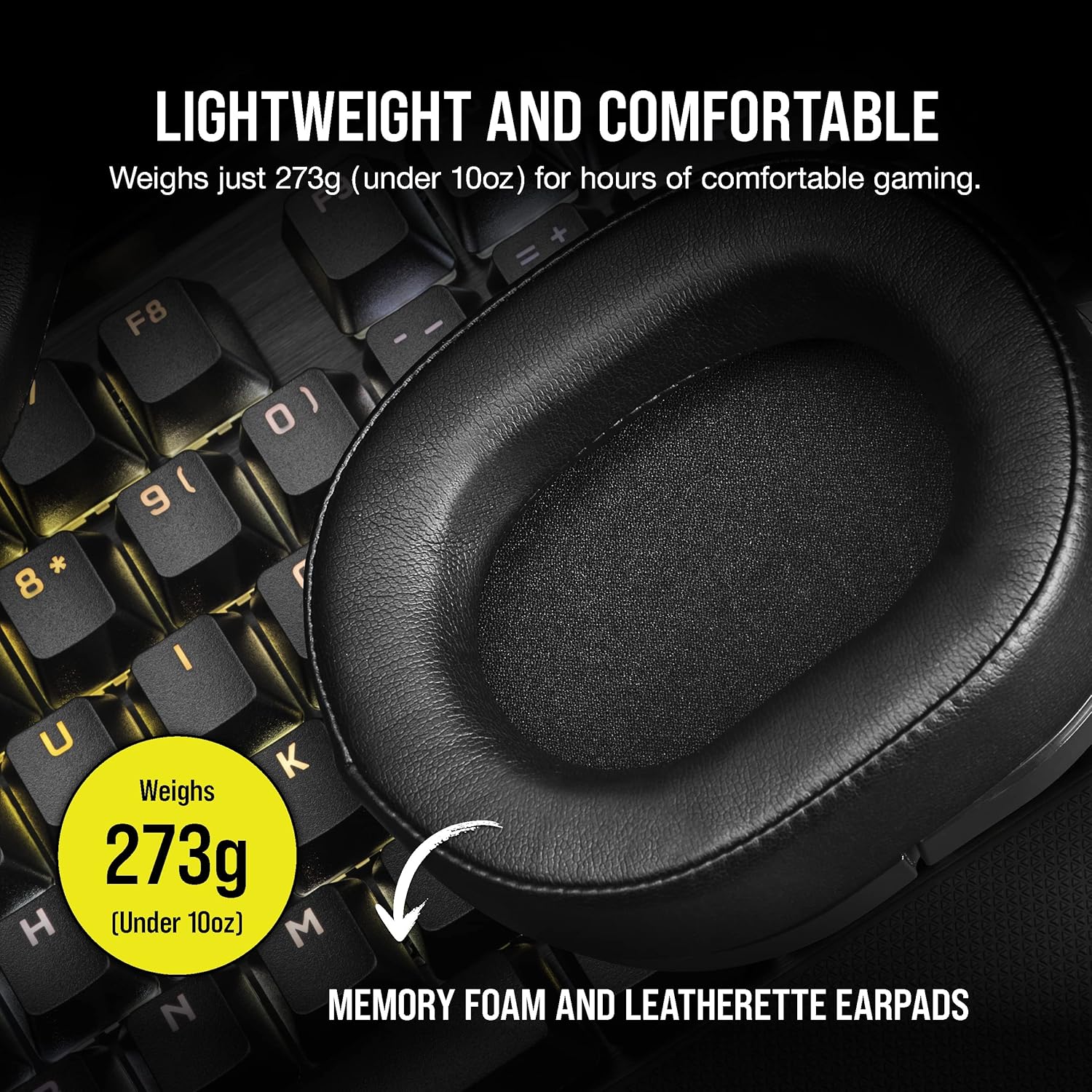 Thumbnail 4 de Corsair HS55 SURROUND gaming headset with Dolby 7.1