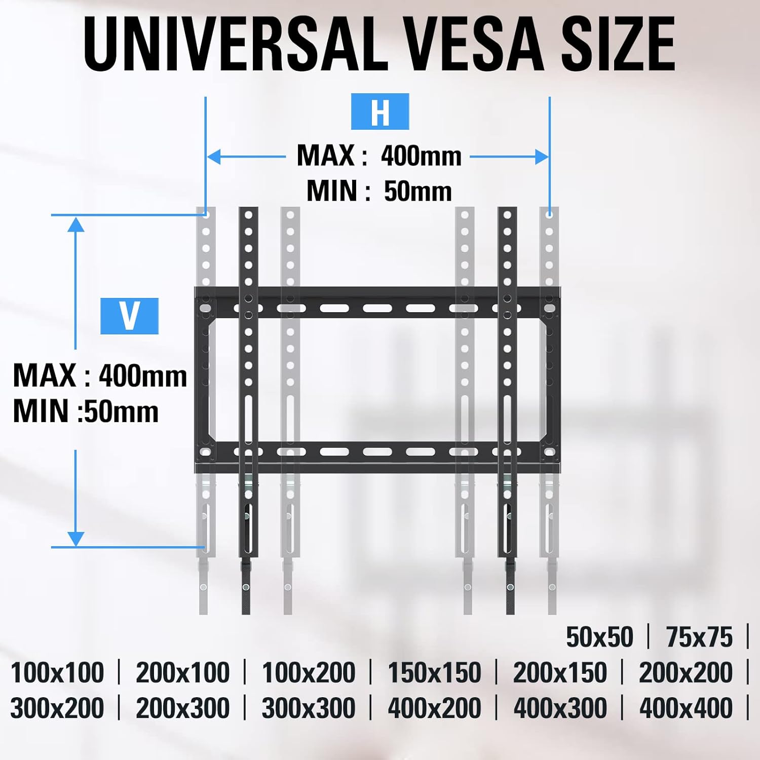 Thumbnail 1 de Fixed TV wall bracket 26-60 inch MD2361-K-02