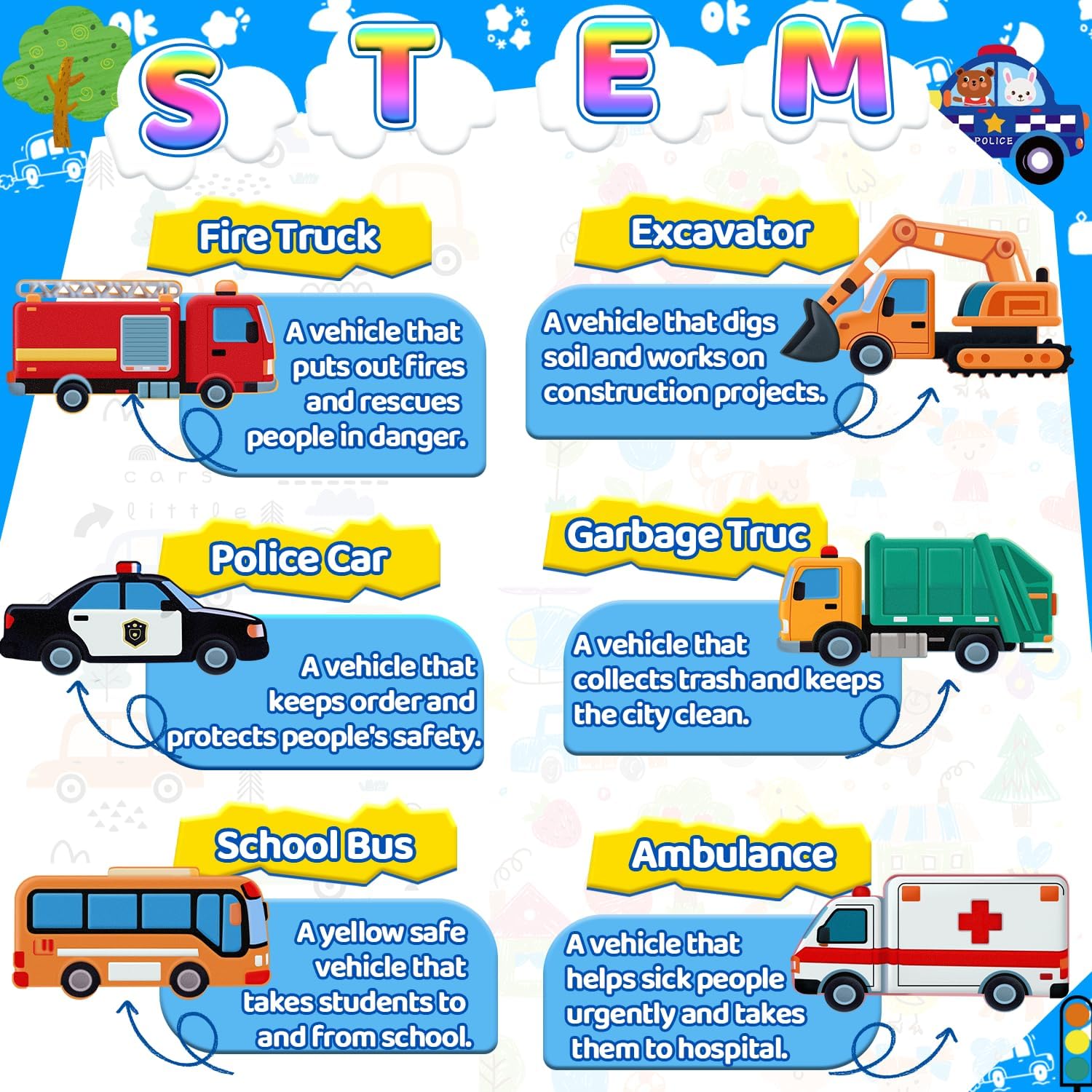 Detalle 2 de Kids' Vehicle Bath Bombs, 6-Pack