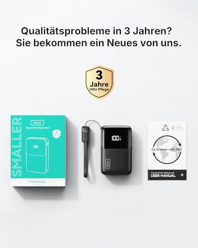 Thumbnail 7 de INIU Ultra Mini Powerbank 10000mAh 45W – Kompaktes Schnellladen für Unterwegs