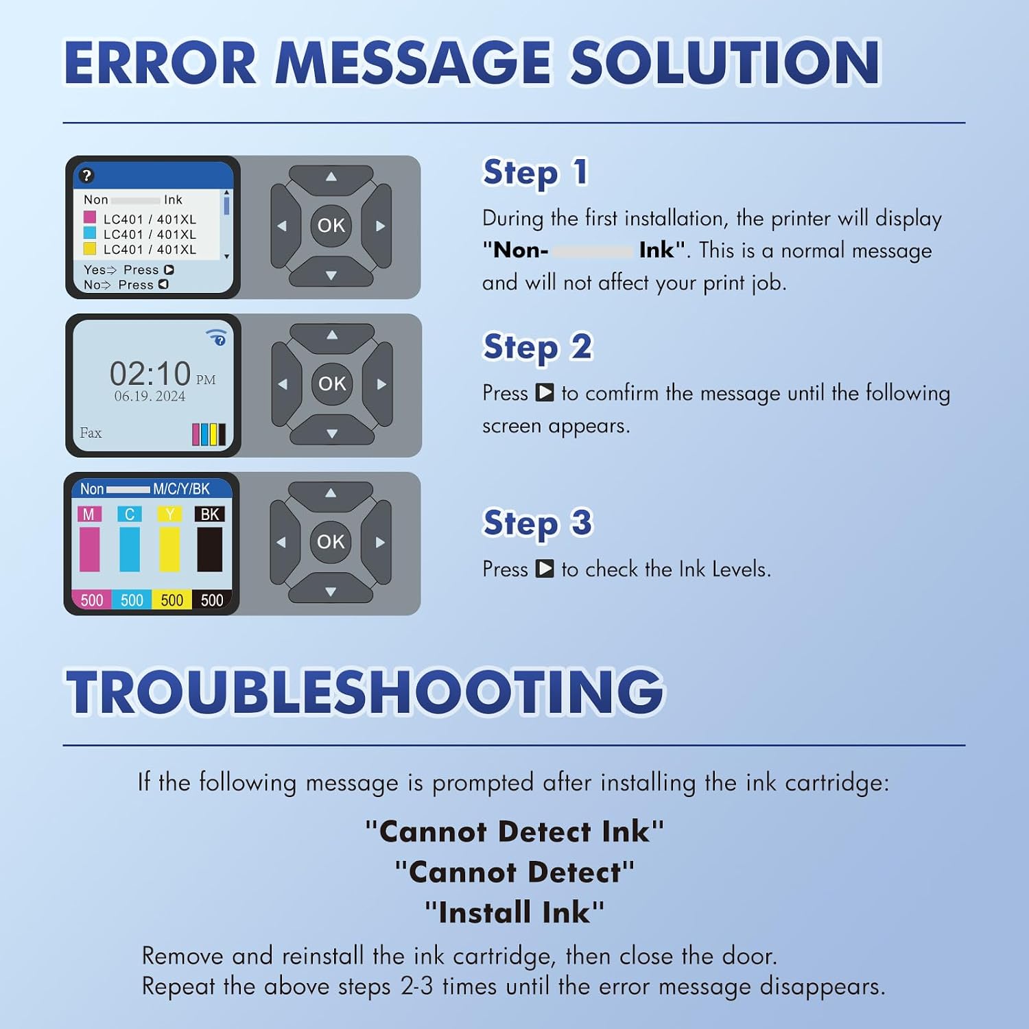 Thumbnail 4 de Brother-Compatible LC401XL Ink Cartridges