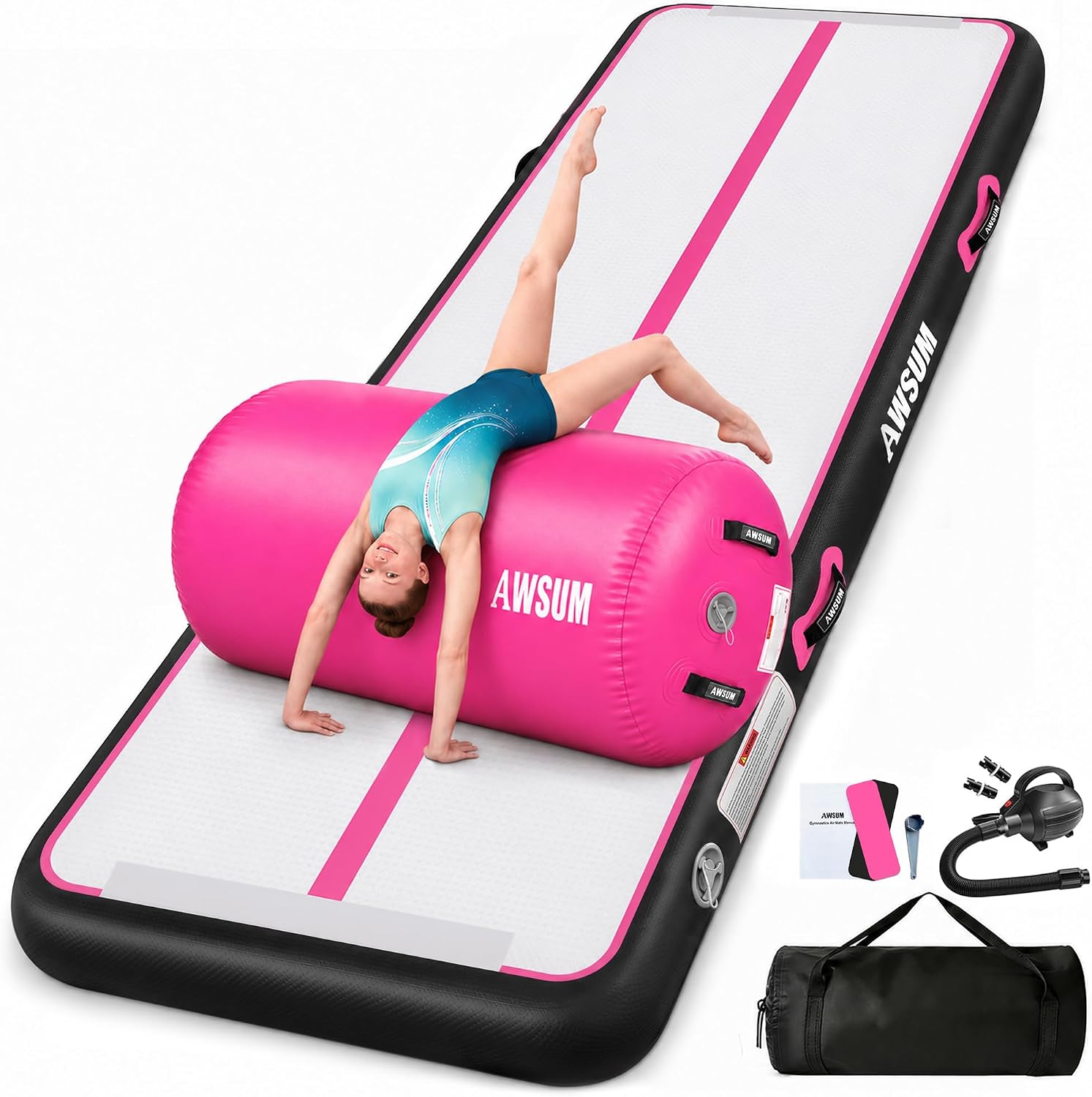 Detalle de AWSUM Inflatable Gymnastics Mat 1000D Fabric