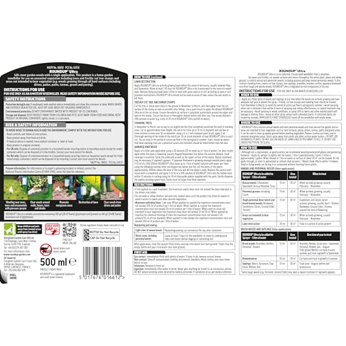 Thumbnail 1 de Roundup Ultra Tough Weedkiller Concentrate 500 ml