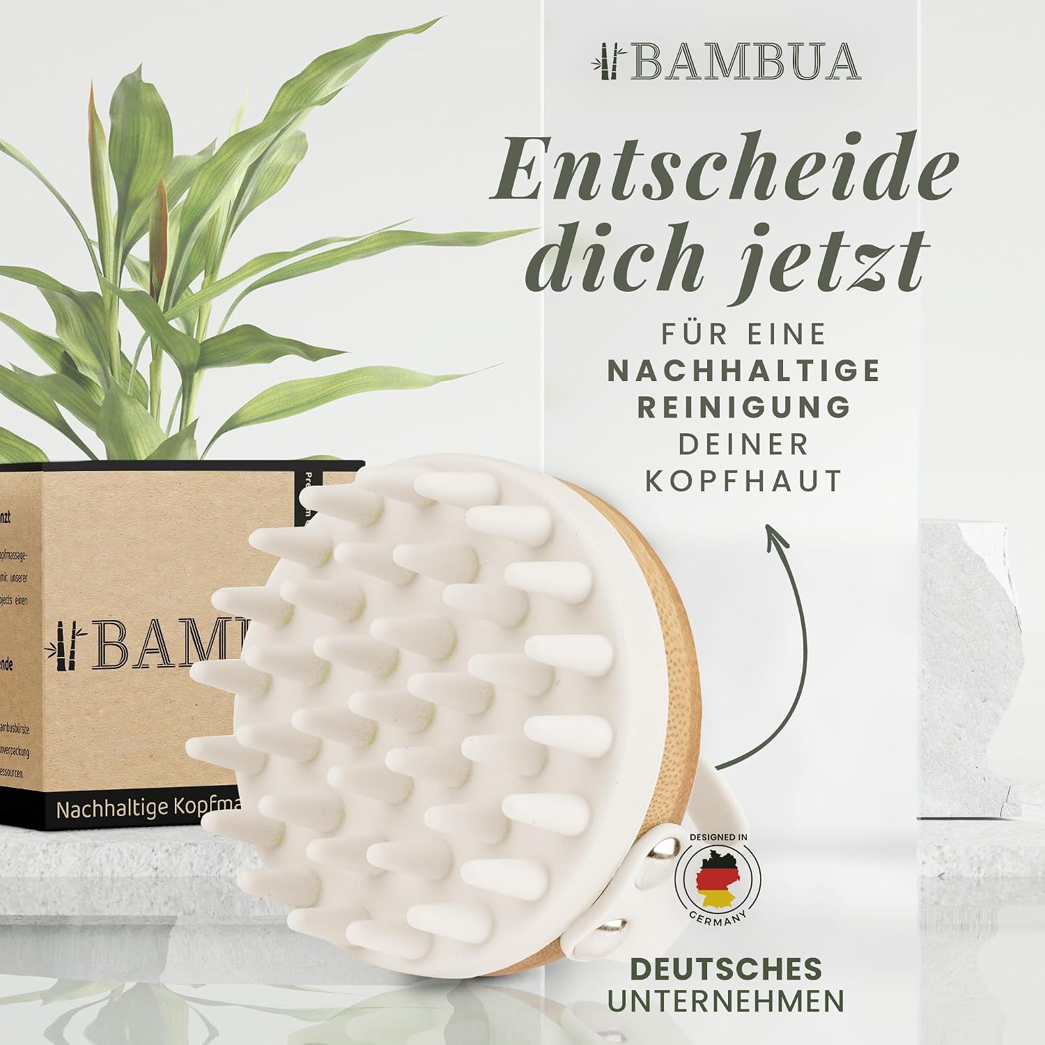 Thumbnail 6 de BAMBUA Kopfhaut Massagebürste Anti Schuppen