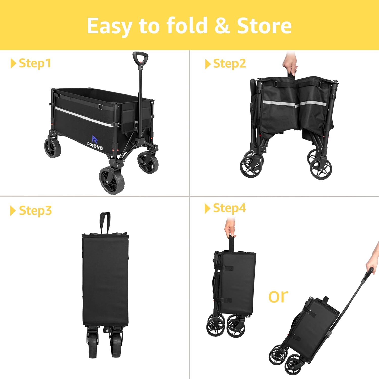 Thumbnail 6 de ROSONG Collapsible Wagon 120L 🛒
