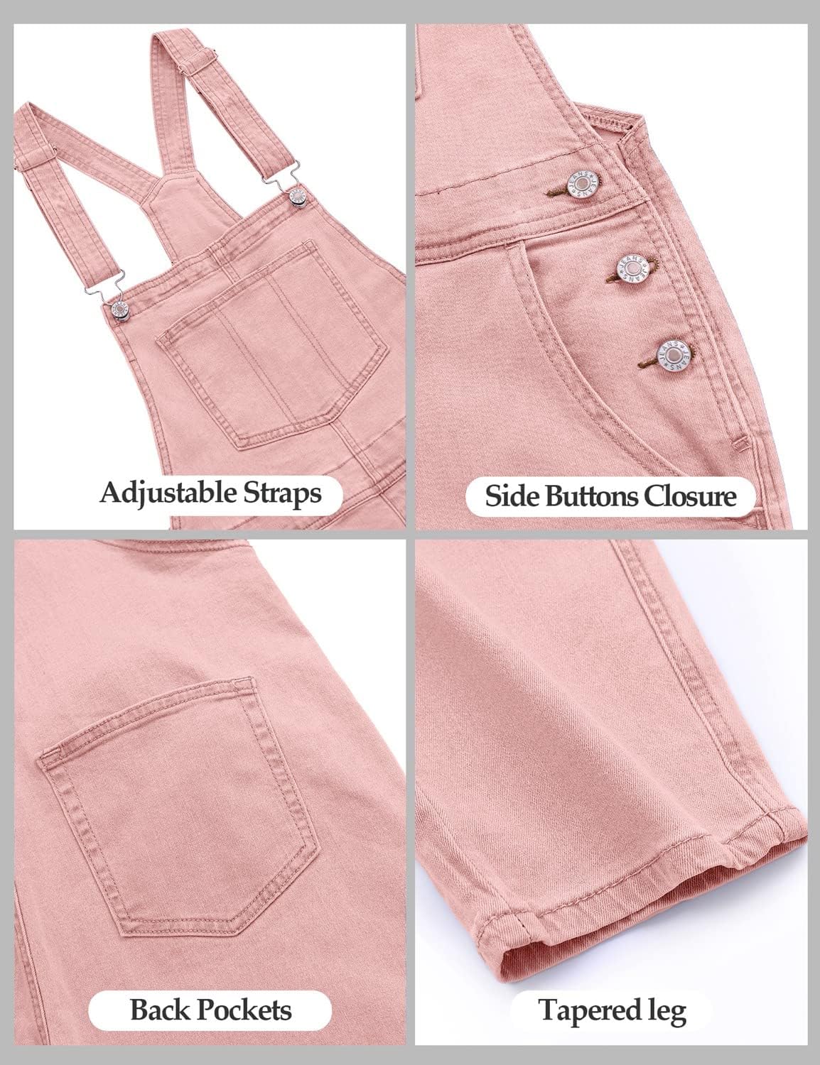 Detalle 2 de GRAPENT Women's Denim Overalls