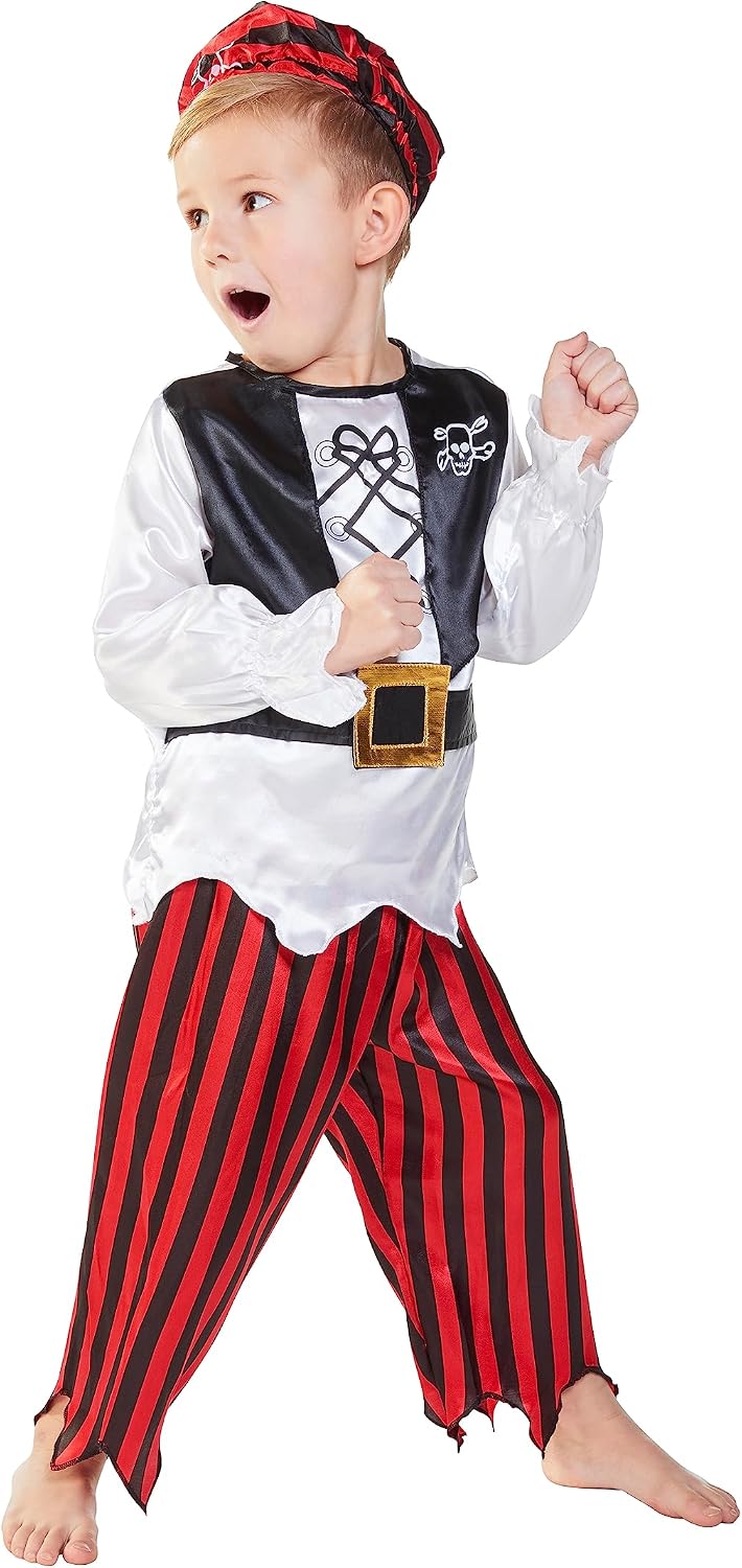 Detalle 1 de Rubie's Raggy Pirate Boy Costume 3 Sizes