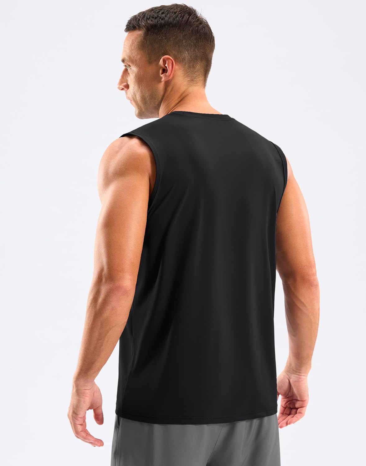 Thumbnail 3 de Men's Workout Tank Top with 4-Way Stretch