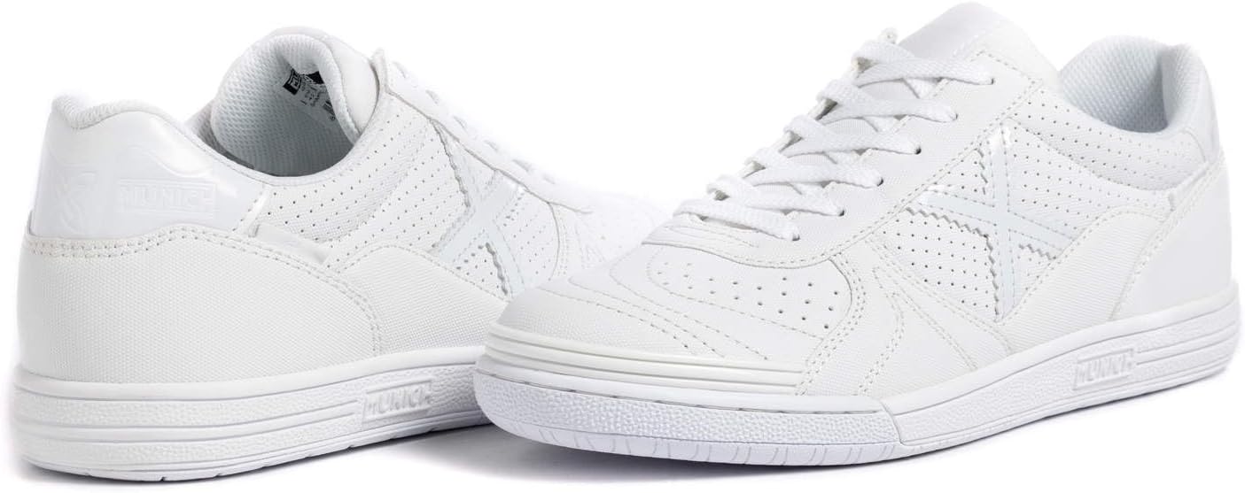Thumbnail 4 de Munich G-3 Profit: zapatillas de deporte unisex en blanco con cordones y suela de caucho (talla 39)