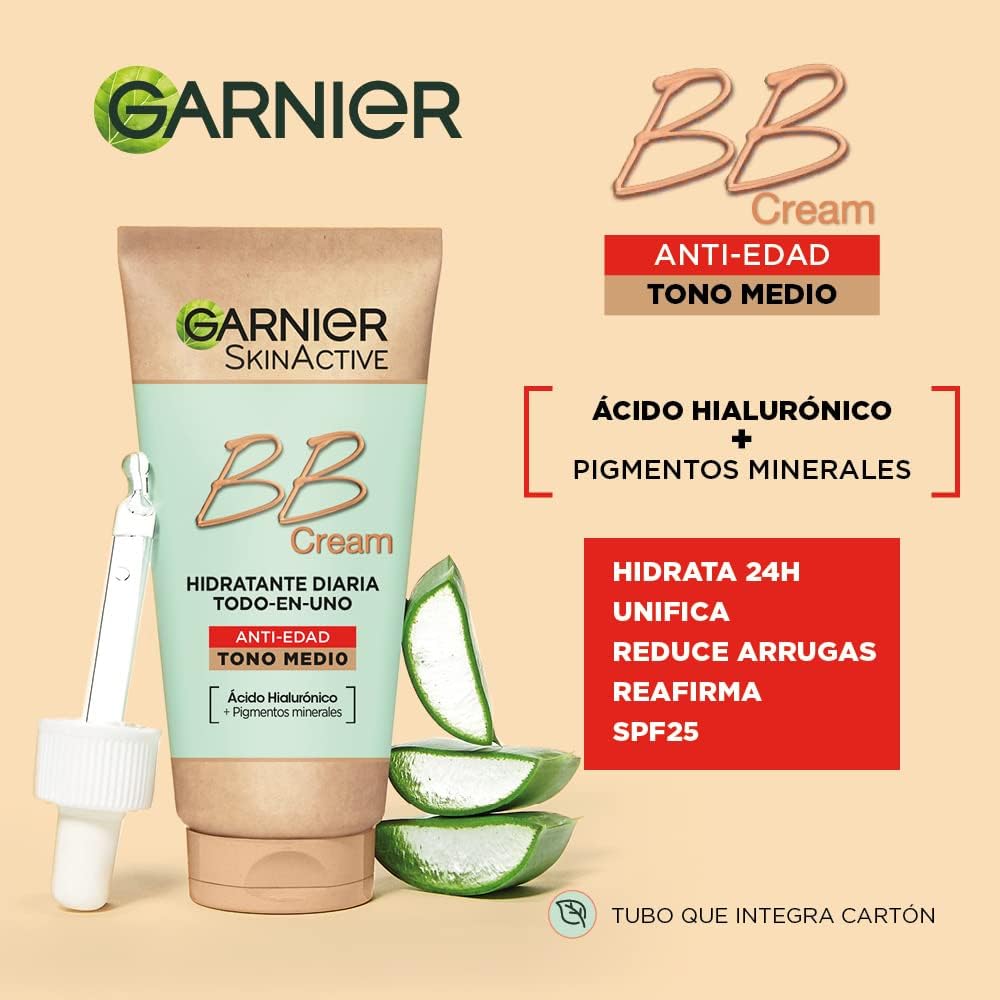 Thumbnail 2 de Garnier Naturels de la Peau BB Crème anti-vieillissement – ton moyen, 50 ml