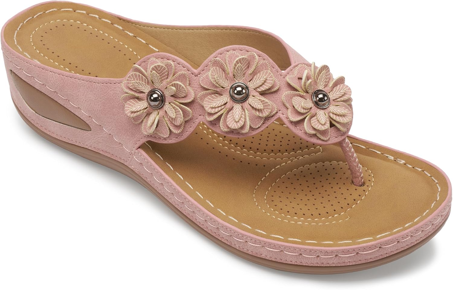 Detalle de FUDYNMALC Women's Wedge Sandals, 1.97-Inch