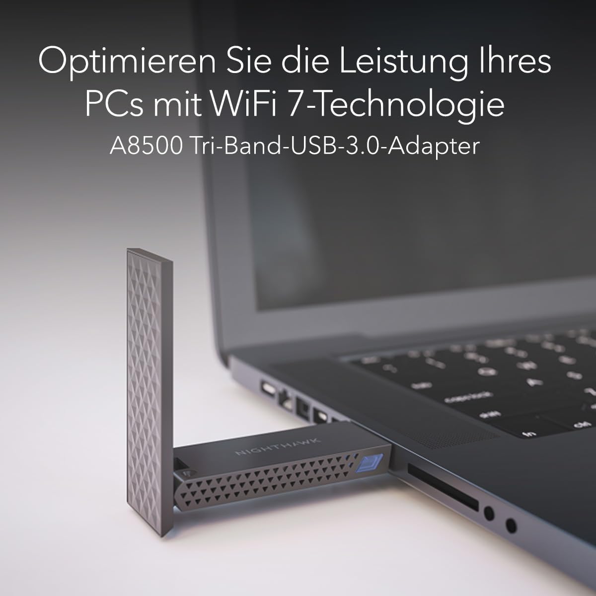 Thumbnail 1 de NETGEAR Nighthawk WiFi 7 USB 3.0-Adapter A8500 (BE5000) für Windows-PCs – Tri-Band mit bis zu 5 Gbit/s