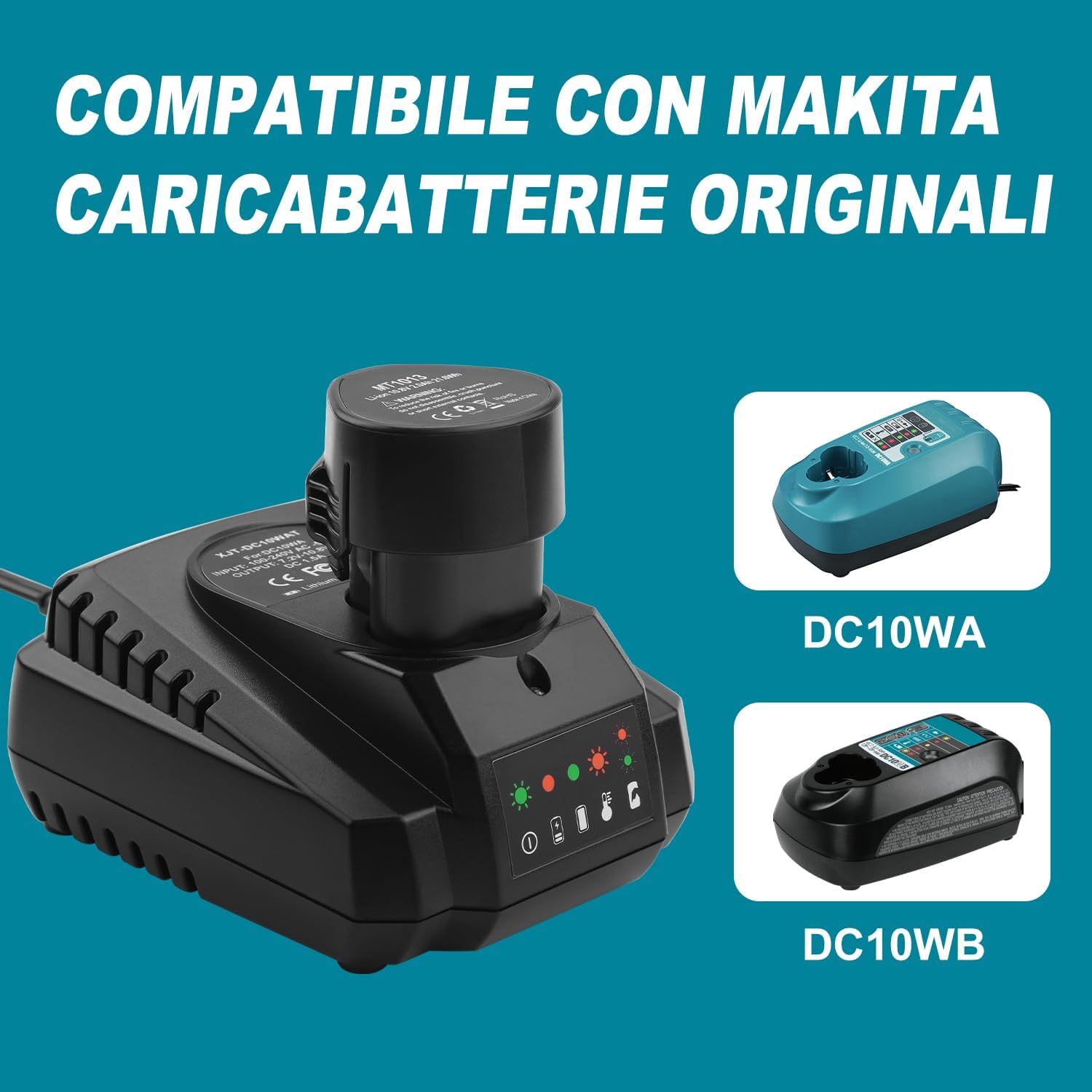 Thumbnail 3 de XNJTG Batteria 10.8V 3500mAh (2 pezzi) per Makita – BL1013/BL1014 e altri modelli