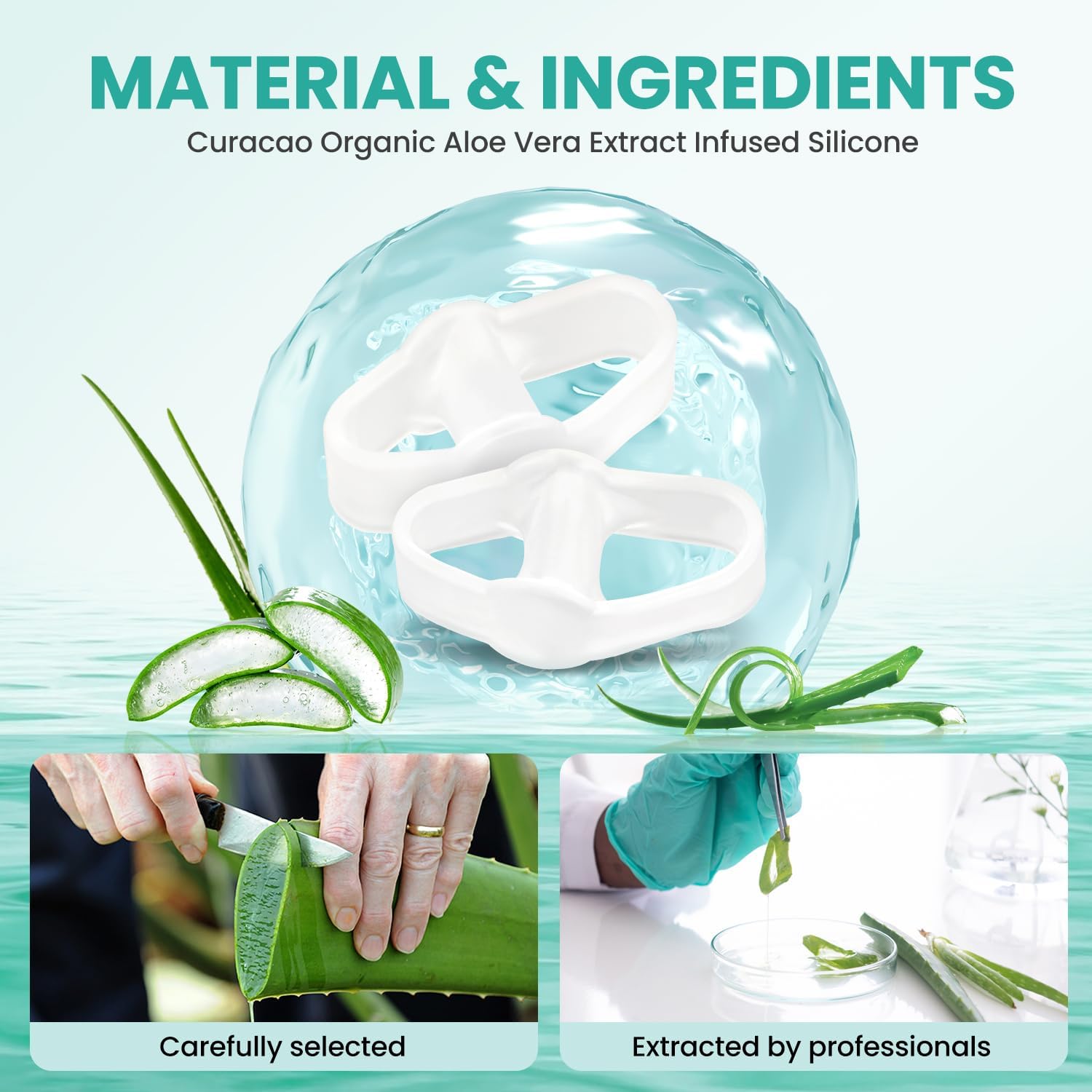 Detalle de Welnove 12er-Pack Gel-Bunion-Korrektor mit Aloe: Zehentrenner zur Schonung bei Ballenzehen & Hammerzehen