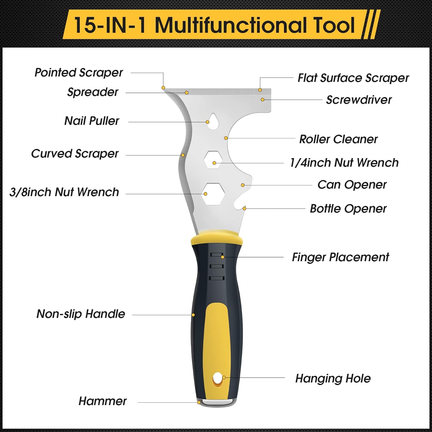 Thumbnail 3 de Suokoun 13-in-1 painters tool 13 tools 🛠
