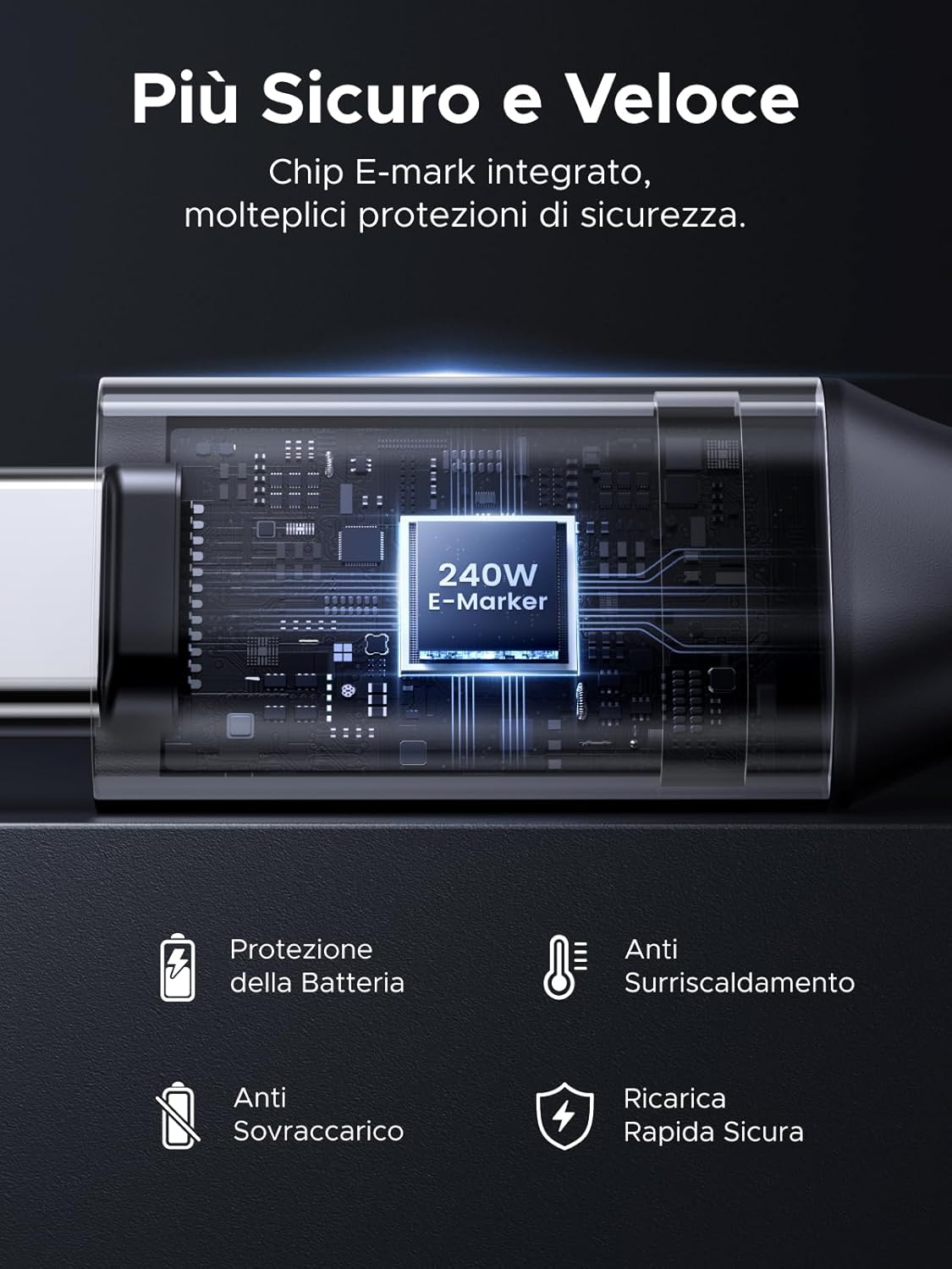 Thumbnail 5 de UGREEN Cavo USB C 240W 1M