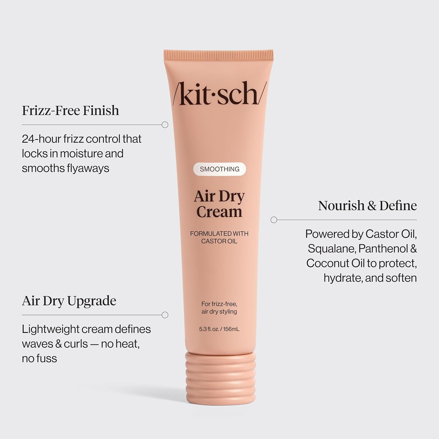 Thumbnail 5 de Kitsch Smoothing Air Dry Cream 5 oz — frizz control 💇♀