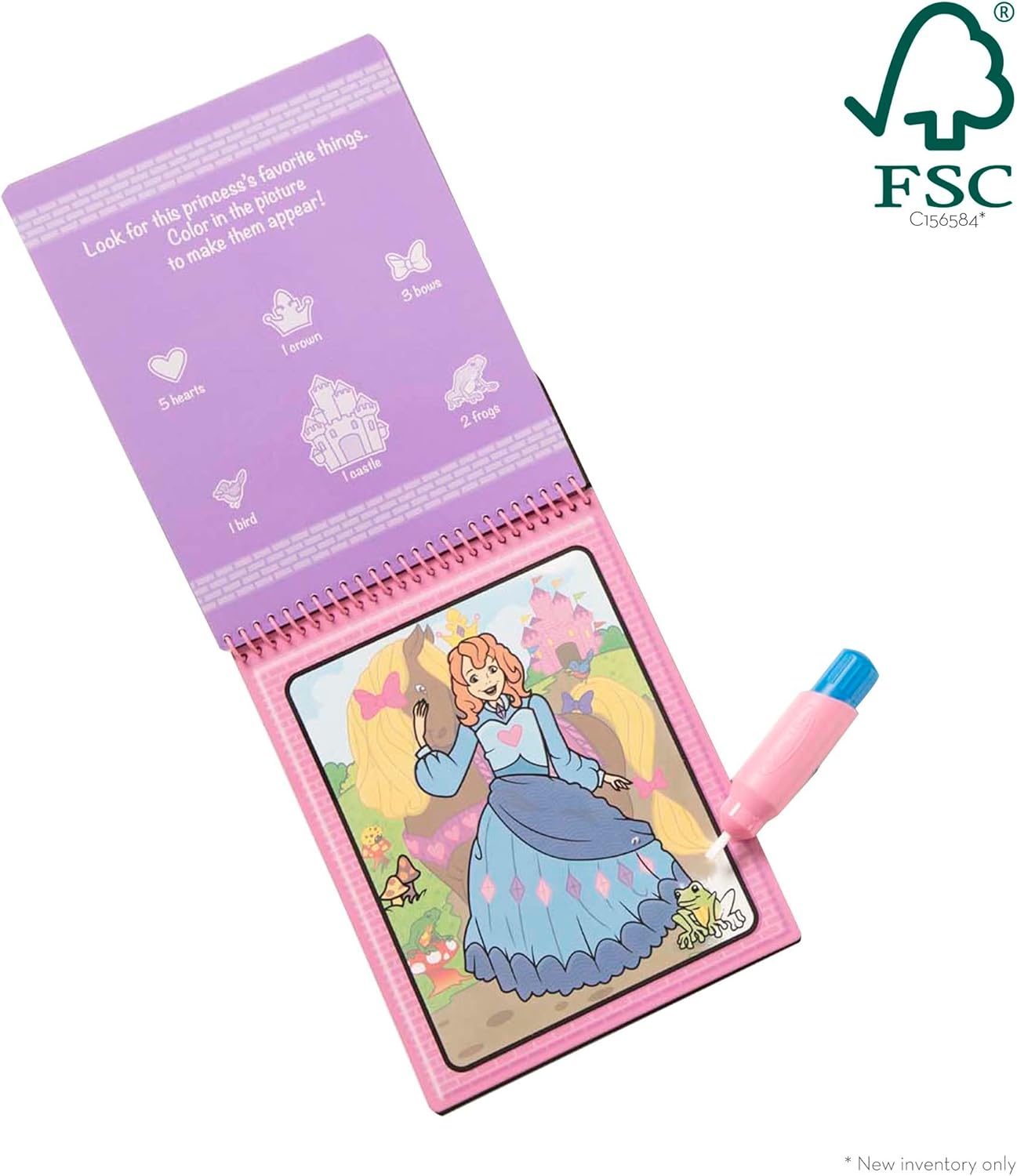 Detalle de Melissa & Doug Water WOW! Livres de peinture magique aux stylos à eau (fées) pour enfants
