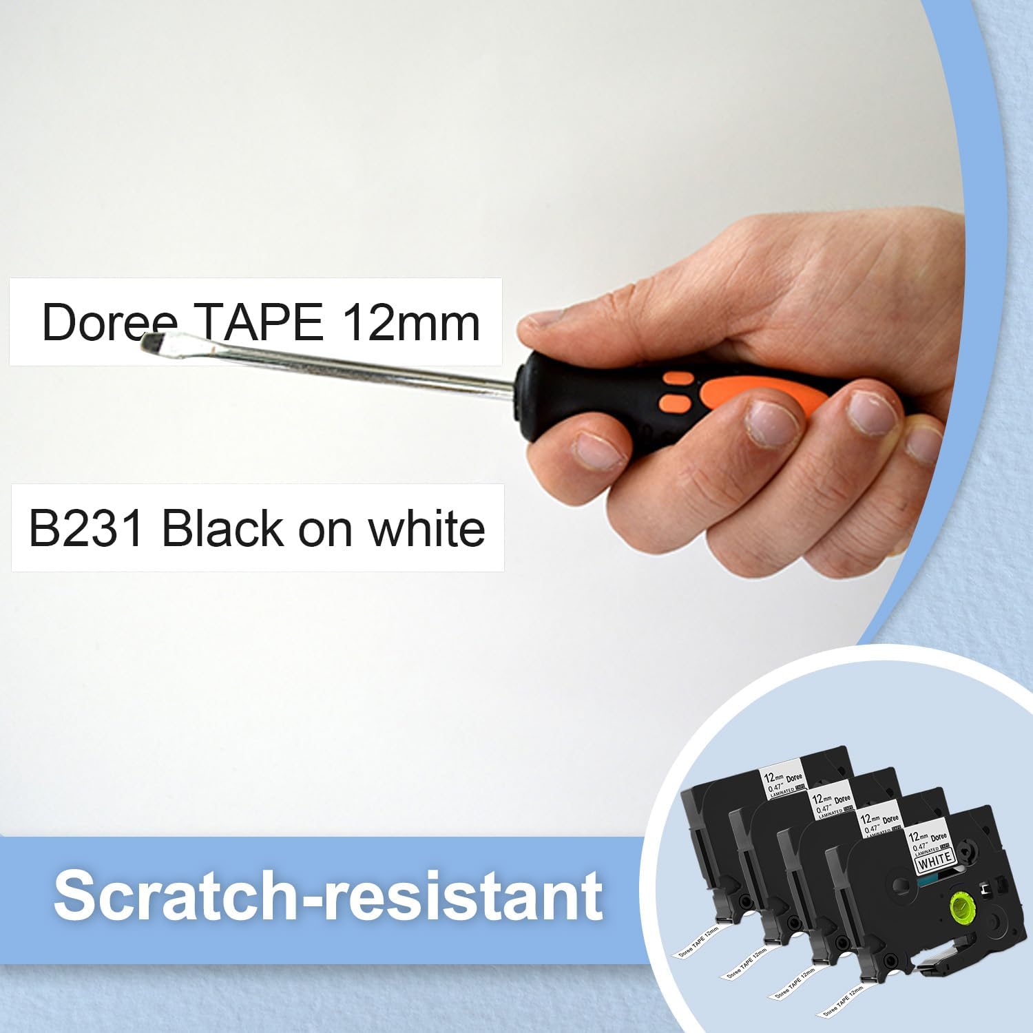 Detalle 2 de Doree TZe-231 nastri 12 mm per etichette