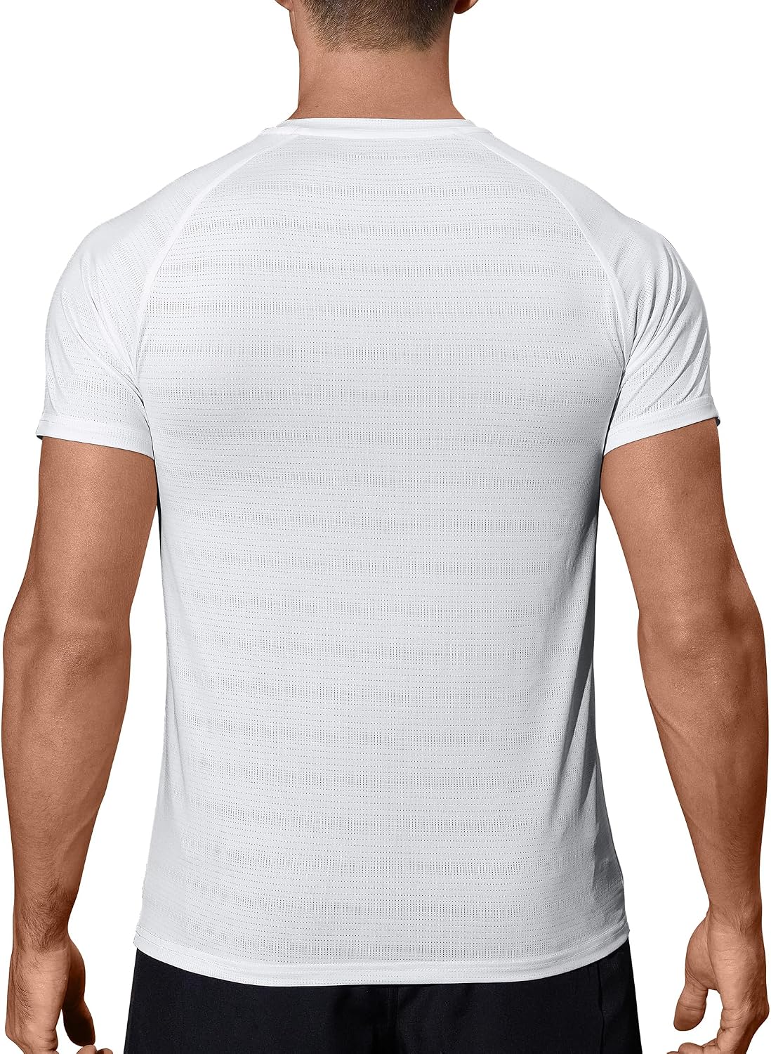 Detalle 2 de Men’s Gym Running T Shirt with Moisture-Wicking, Quick-Dry Tech