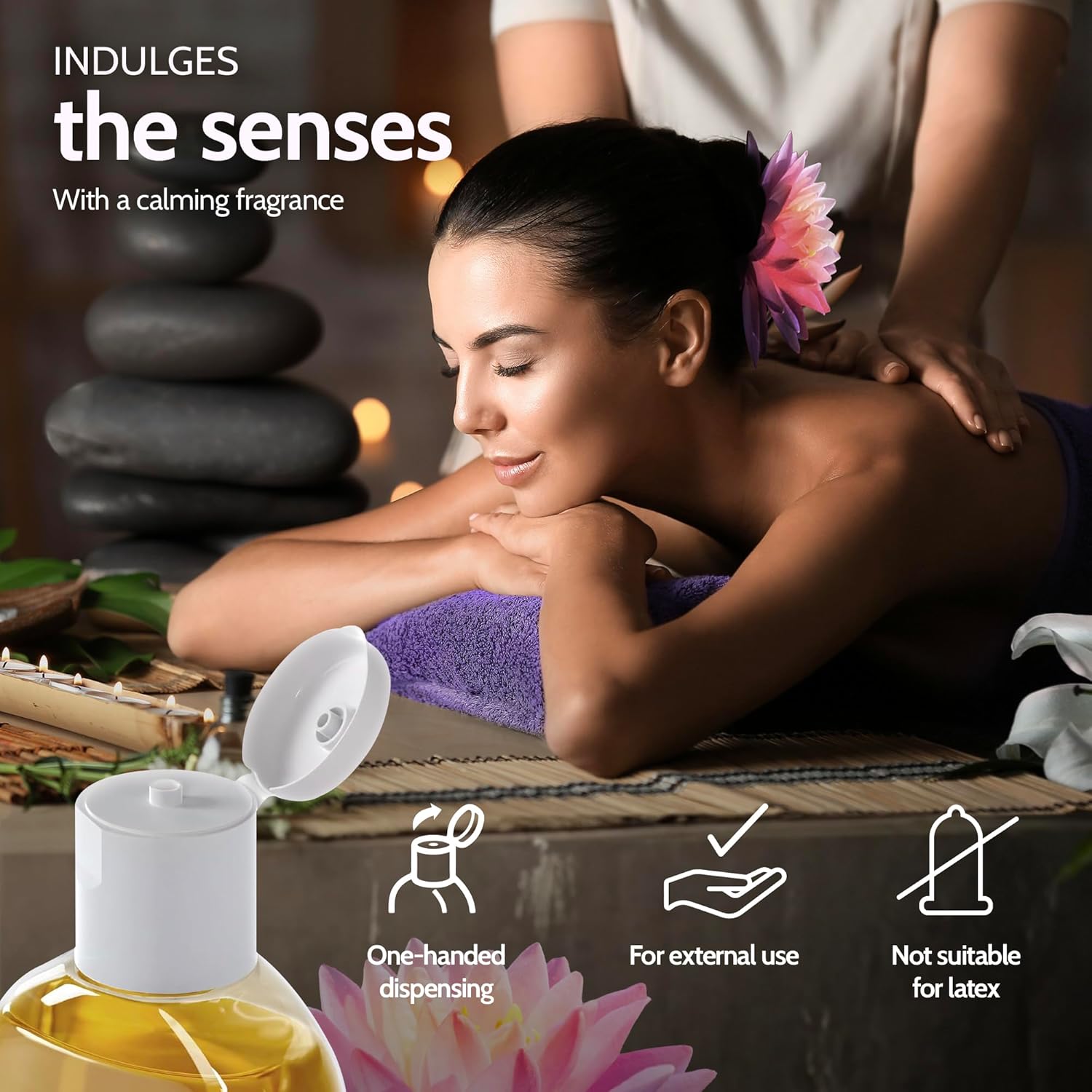 Thumbnail 4 de Vibratissimo “Relax” Soothing Massage Oil (250 ml) with dosing cap