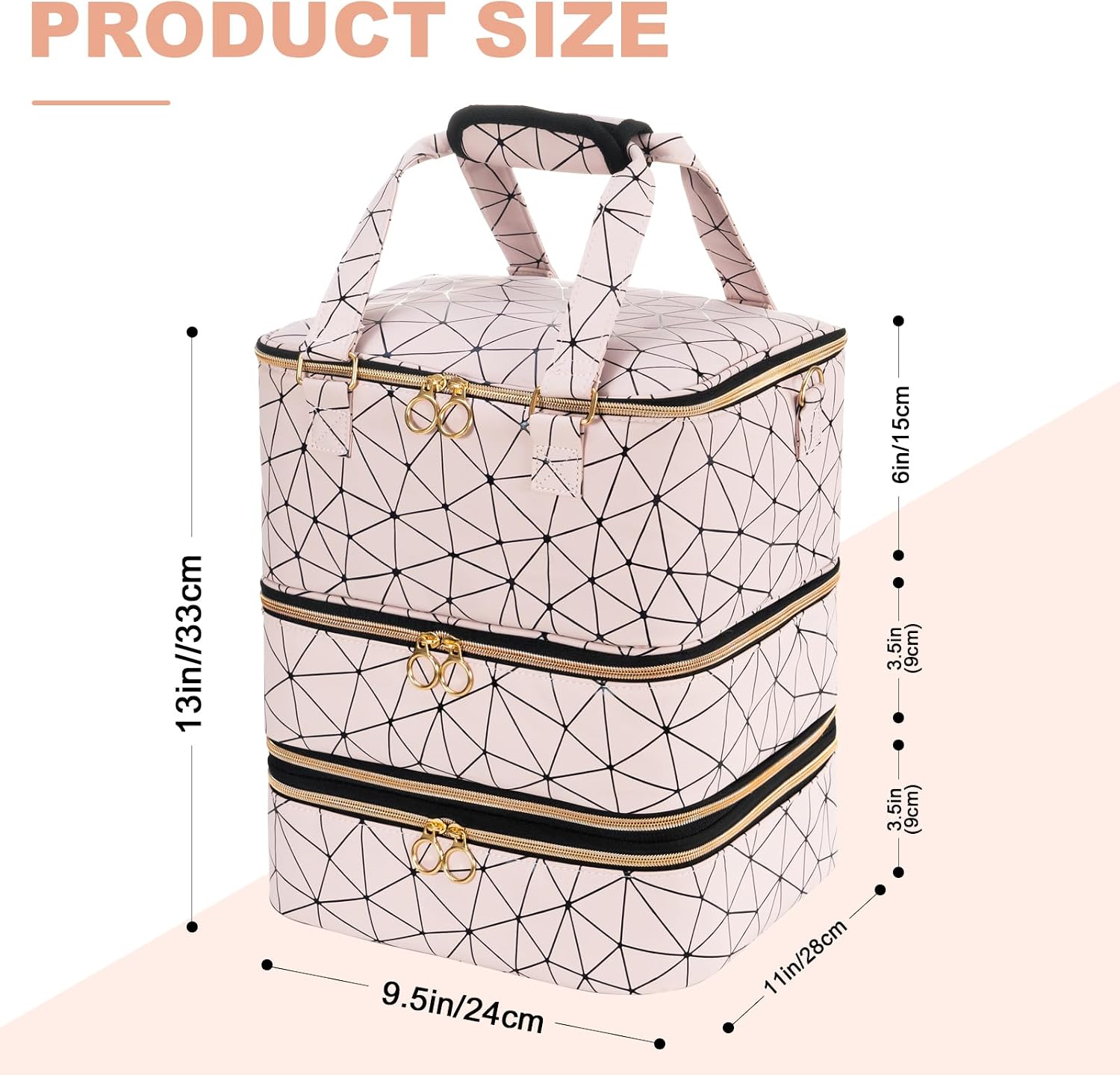 Thumbnail 4 de Uross Nail Polish Organizer Bag, 84-Bottle Capacity