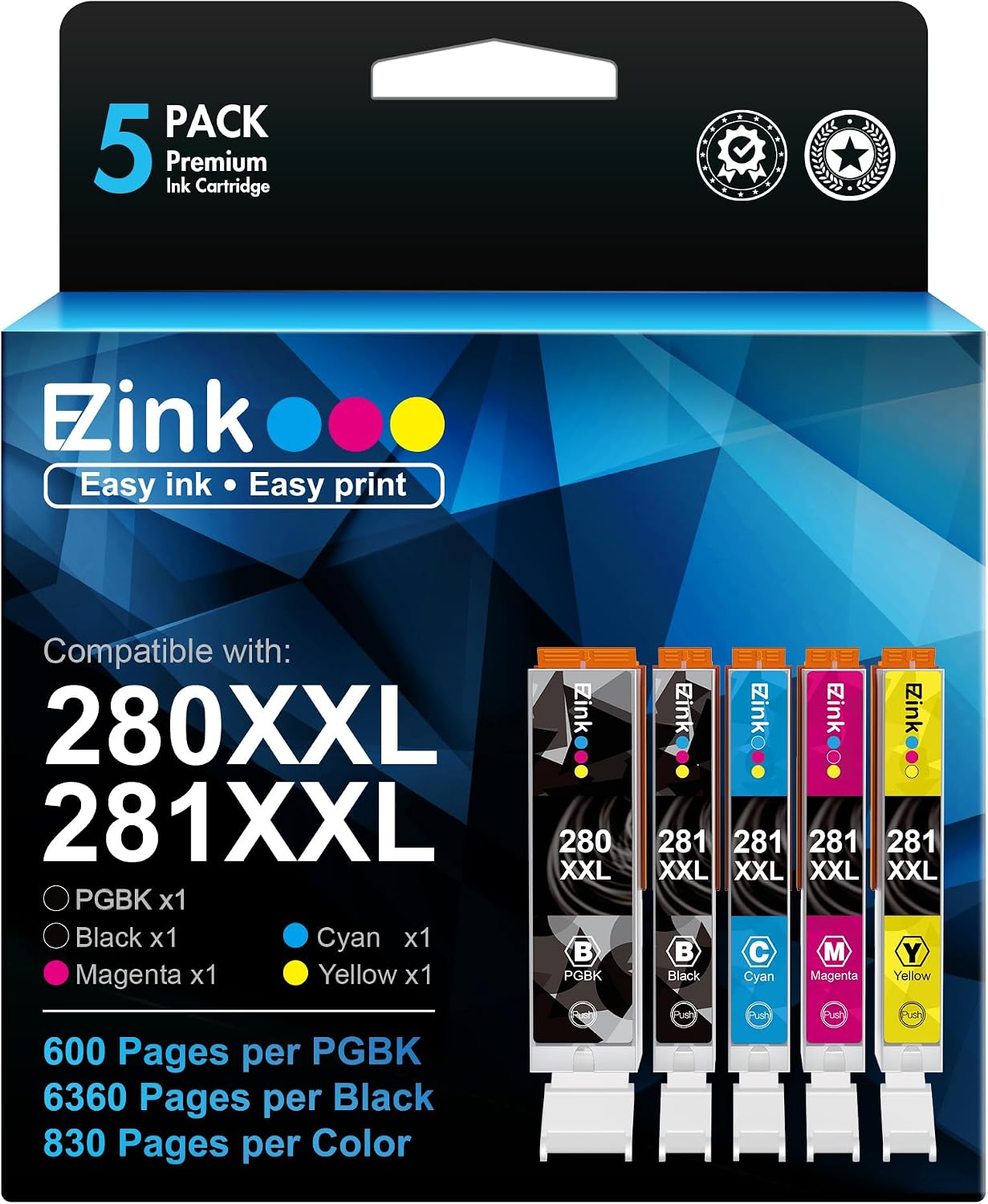 E-Z Ink TR8620a ink cartridge 5-pack 🖨