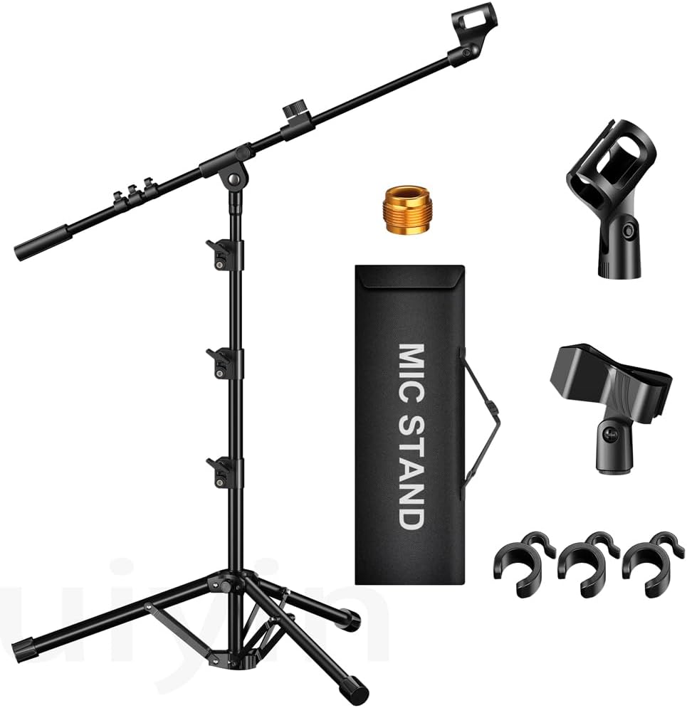Detalle de ZOMON M-2 Tripod Microphone Stand with Adjustable Boom and Carrying Bag