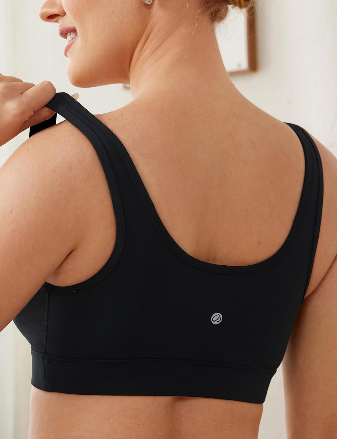 Detalle de CRZ YOGA Butterluxe maternità crossover senza fili: reggiseno comodo per allattamento e riposo