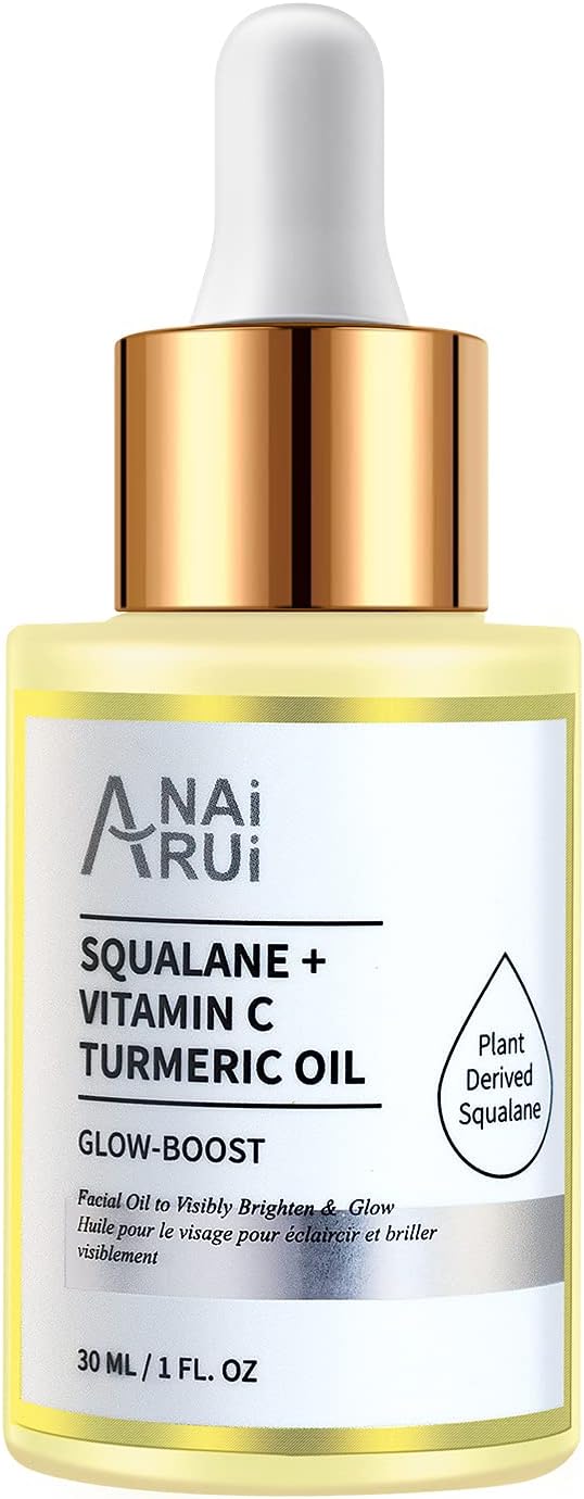 Detalle de ANAI RUI vitamine C-gezichtsolie met squalaan en kurkuma, 30 ml
