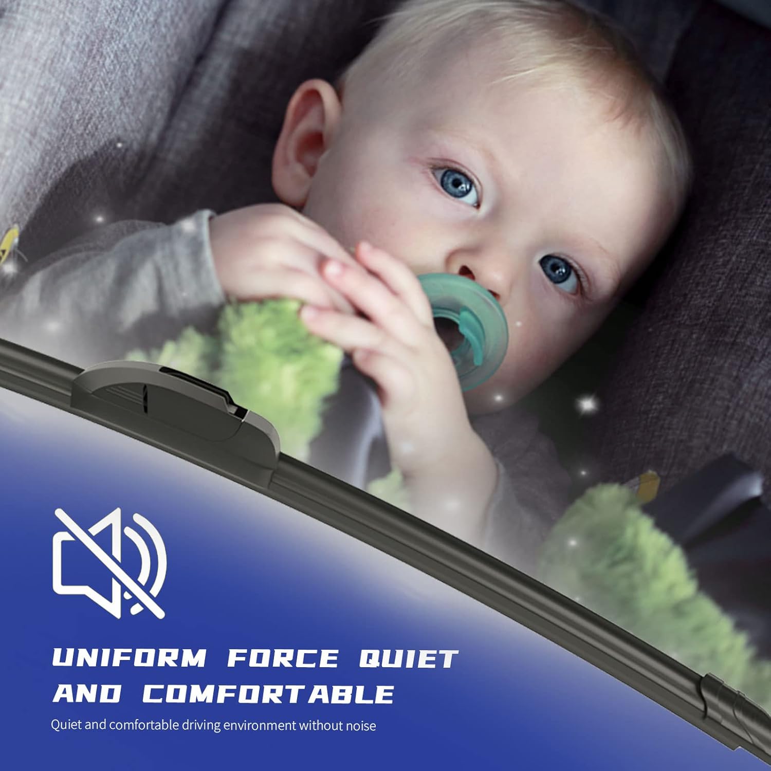 Thumbnail 2 de EMITHSUN Windshield Wiper Blades Replacement Set for Nissan Rogue Sport (2017-2022) — Front/Rear, 3-Blade Kit (28" + 18" + 12")