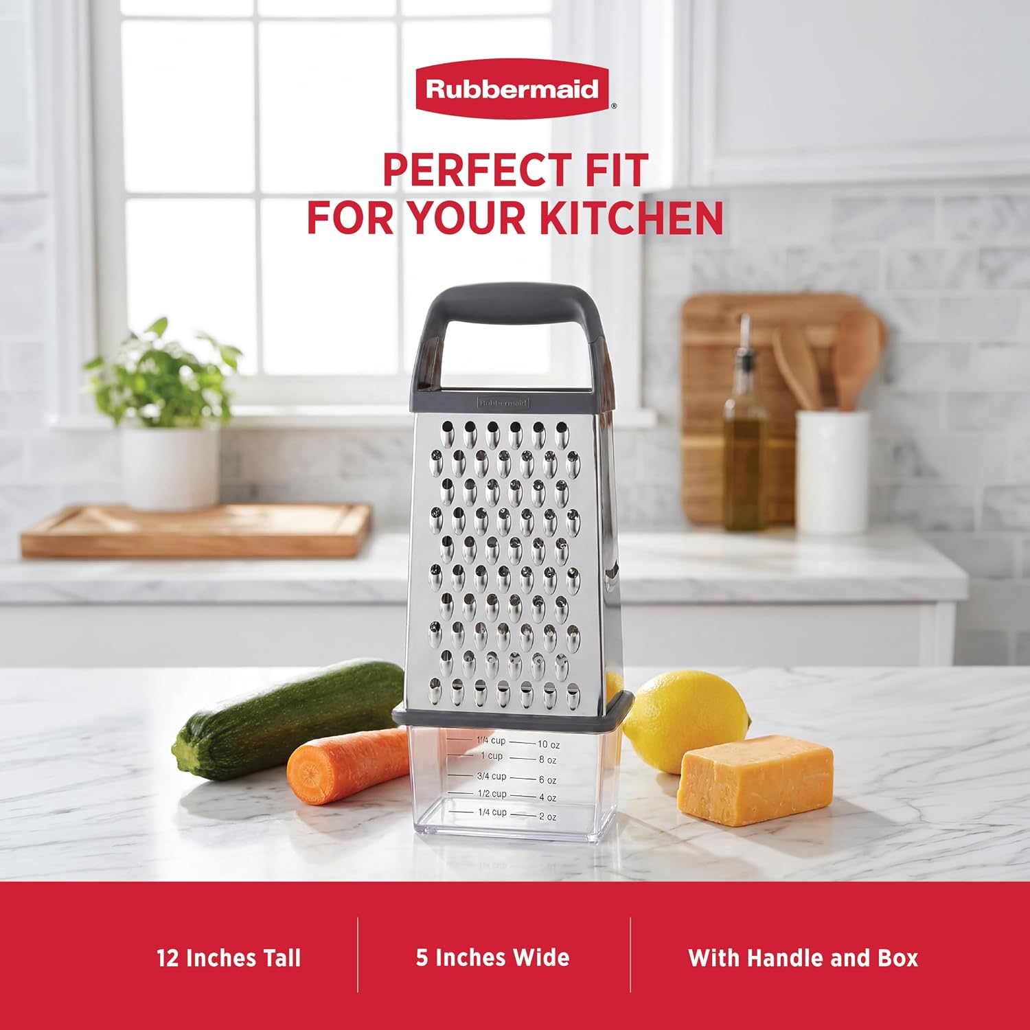 Thumbnail 6 de Rubbermaid Box Grater, Stainless Steel
