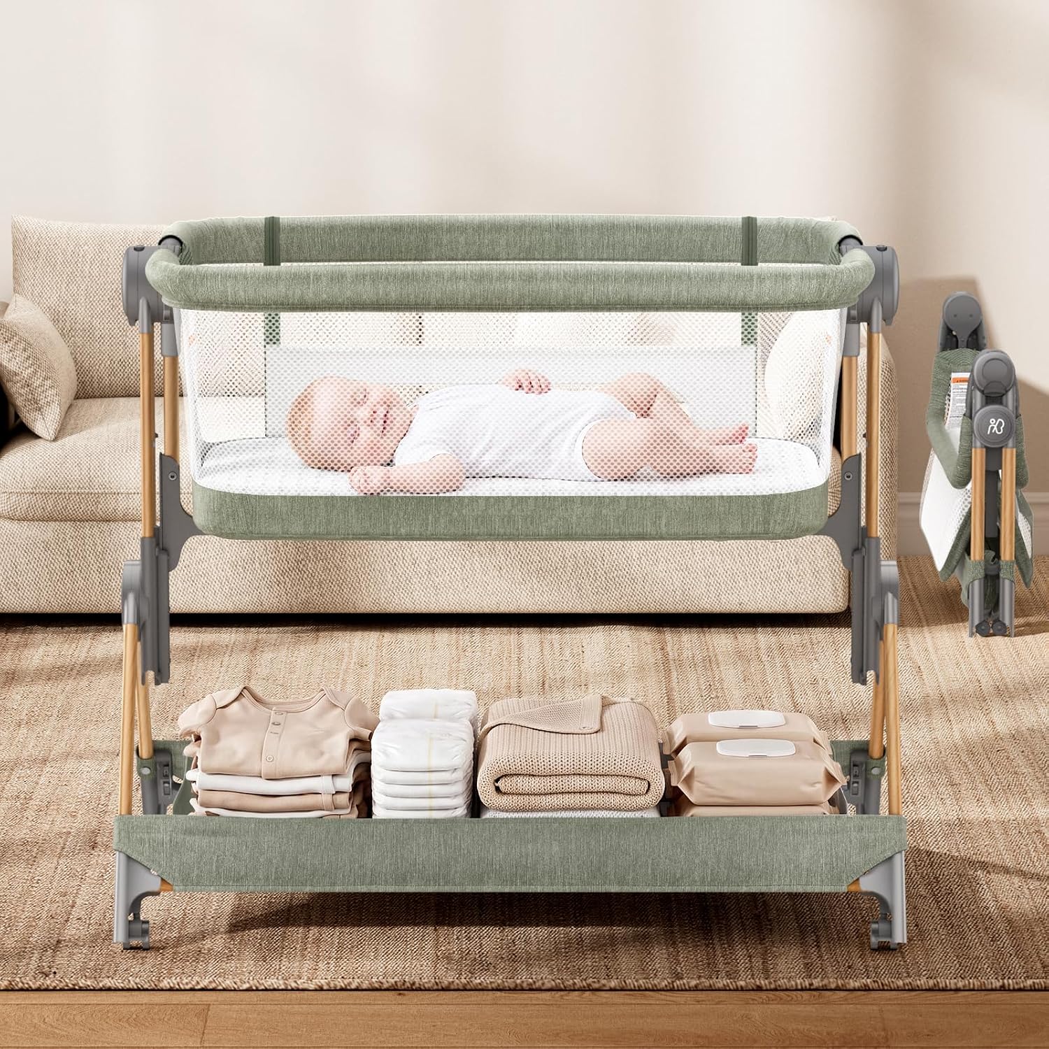 Thumbnail 6 de ANGELBLISS Baby Bassinet 3-in-1