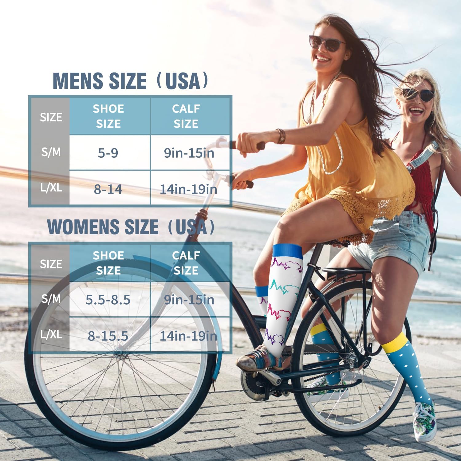 Thumbnail 6 de Bluemaple 6-Pack Copper Compression Socks for Women and Men