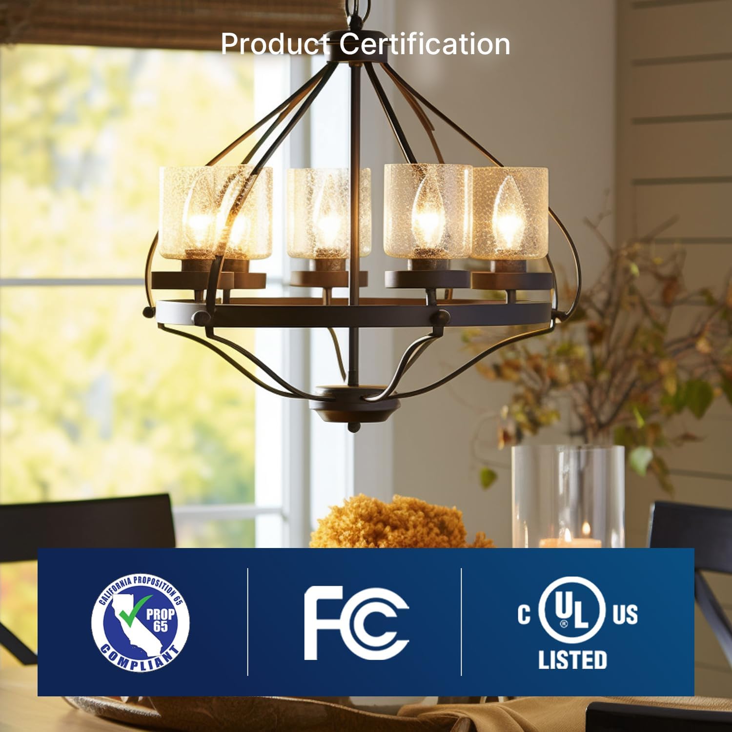Detalle 1 de FLSNT B11 LED Bulbs, 60W Equivalent, Dimmable, 3500K, 6-Pack