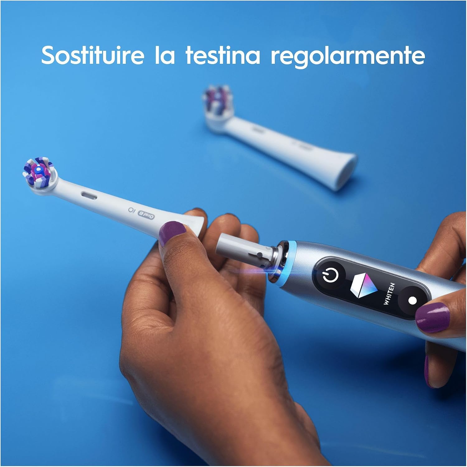 Detalle 2 de Oral‑B iO Radiant White testine ricambio 6 pezzi